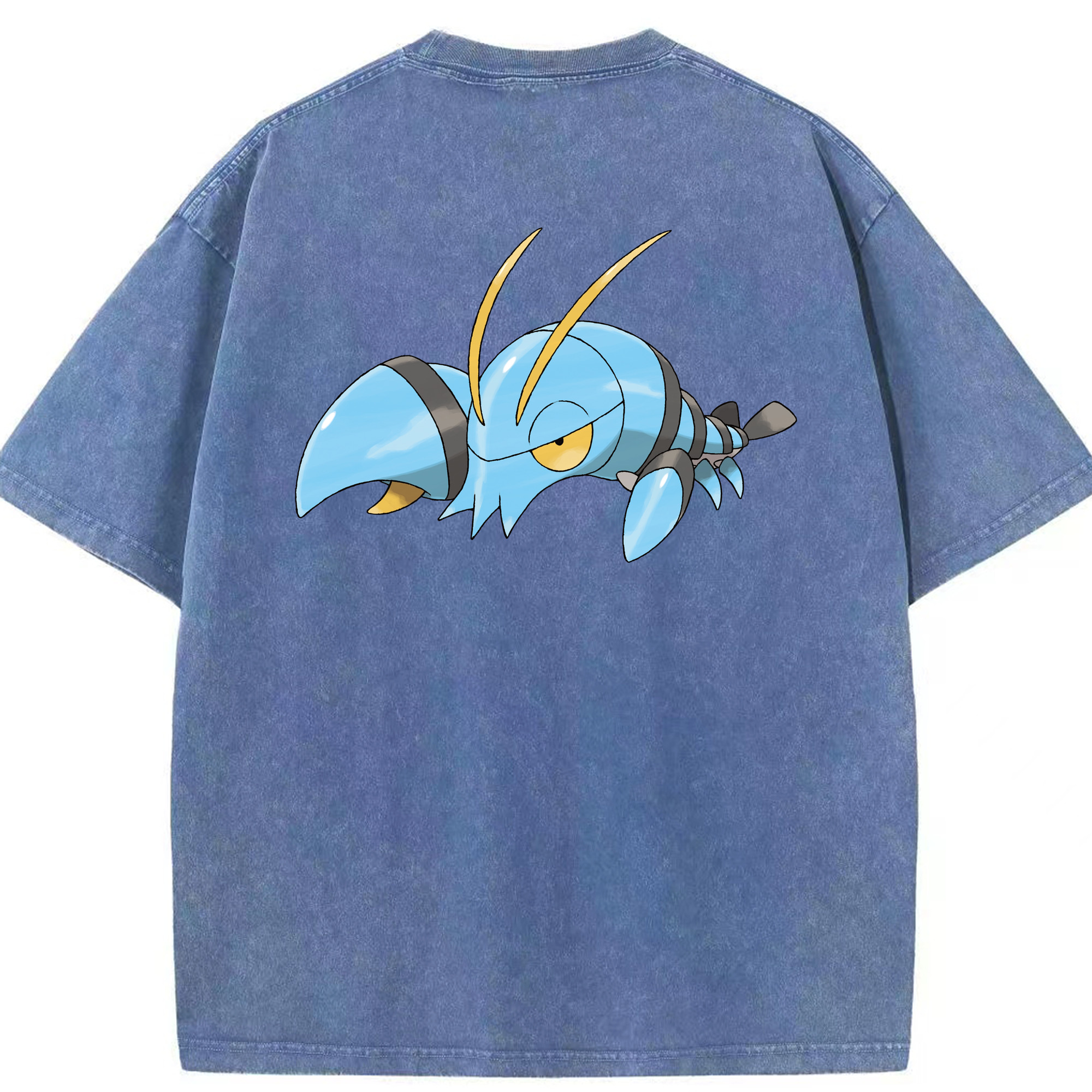 （画像用） ポケットモンスター Pokémon 綿100% ヴィンテージ風 半袖Tシャツ（背面プリント）