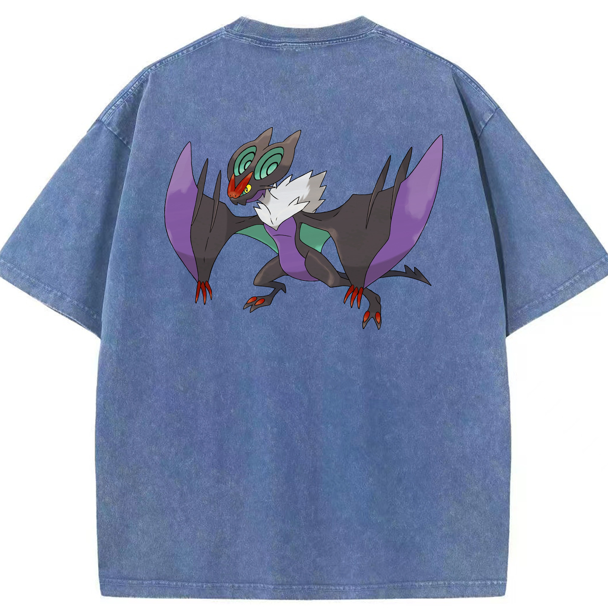 （画像用） ポケットモンスター Pokémon 綿100% ヴィンテージ風 半袖Tシャツ（背面プリント）