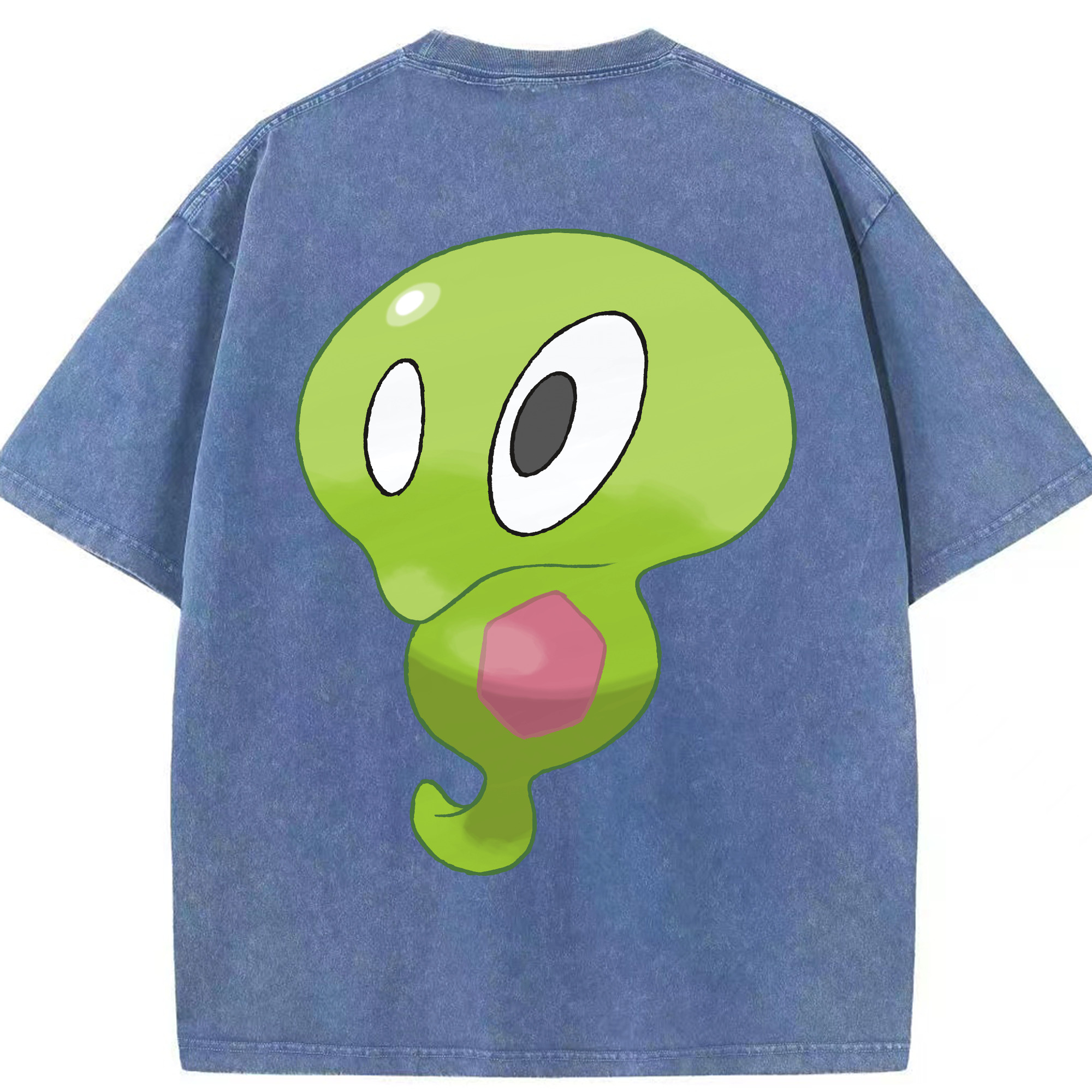 （画像用） ポケットモンスター Pokémon 綿100% ヴィンテージ風 半袖Tシャツ（背面プリント）