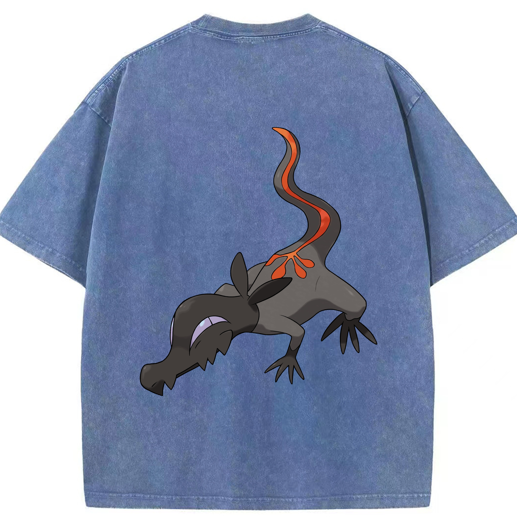 （画像用） ポケットモンスター Pokémon 綿100% ヴィンテージ風 半袖Tシャツ（背面プリント）