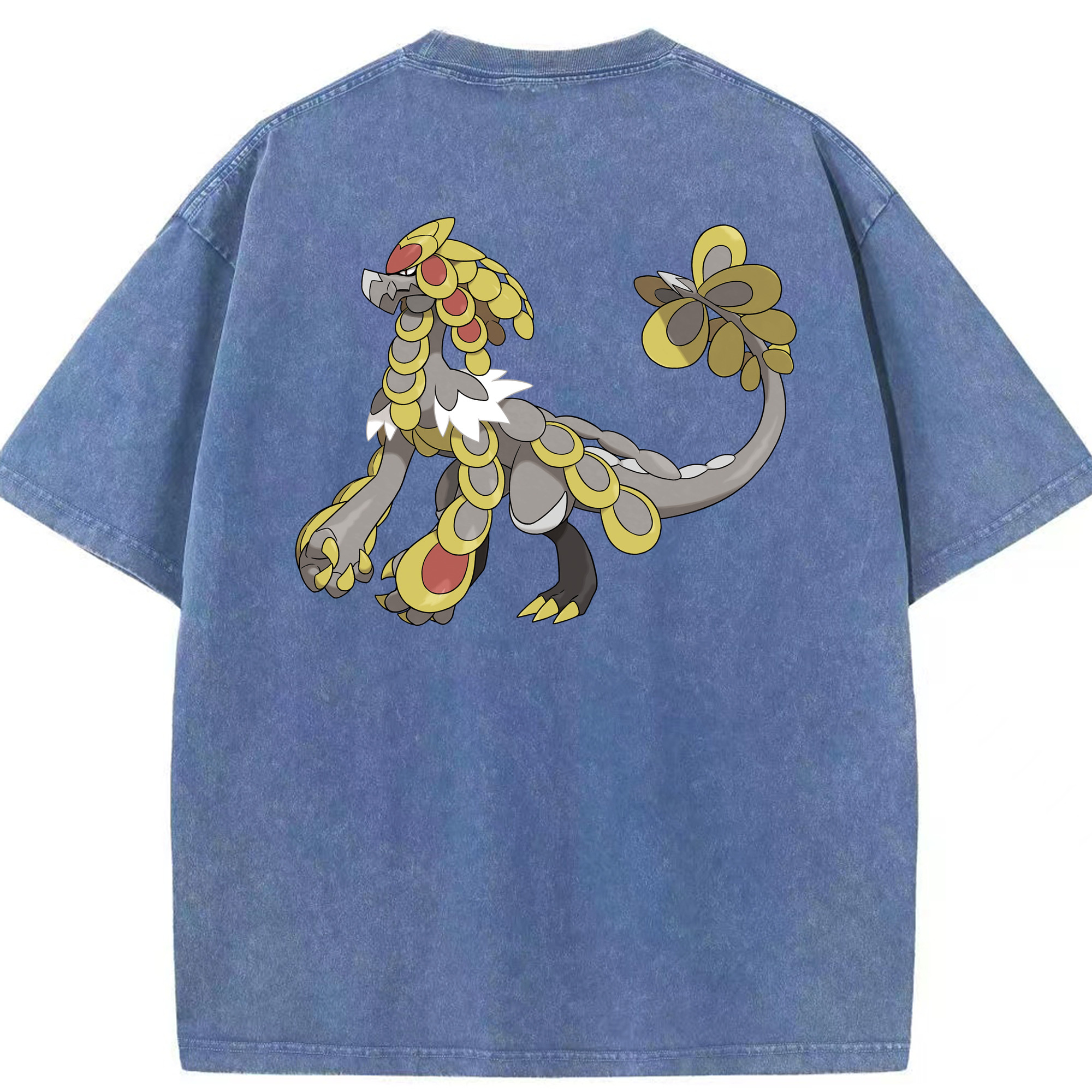 （画像用） ポケットモンスター Pokémon 綿100% ヴィンテージ風 半袖Tシャツ（背面プリント）