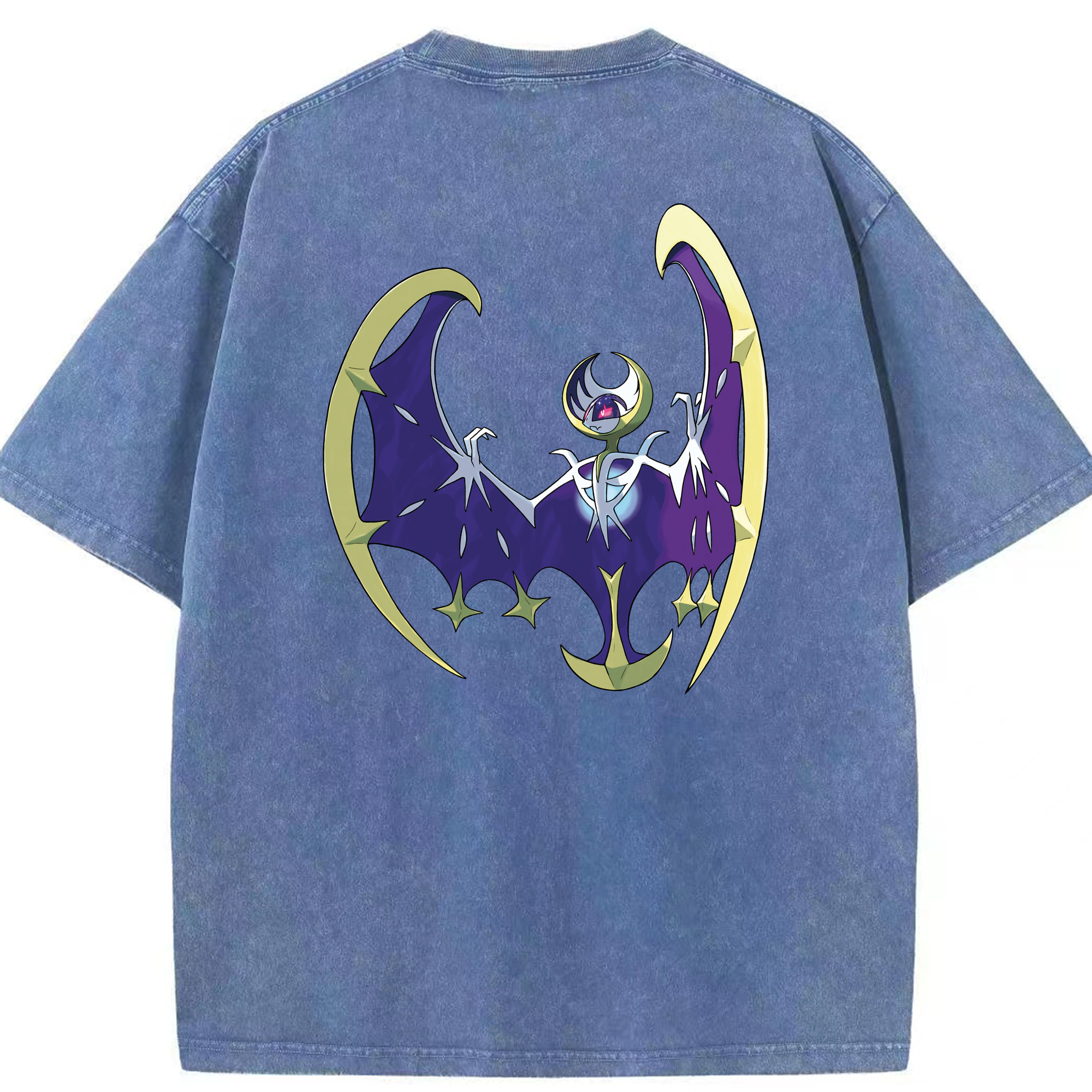 （画像用） ポケットモンスター Pokémon 綿100% ヴィンテージ風 半袖Tシャツ（背面プリント）