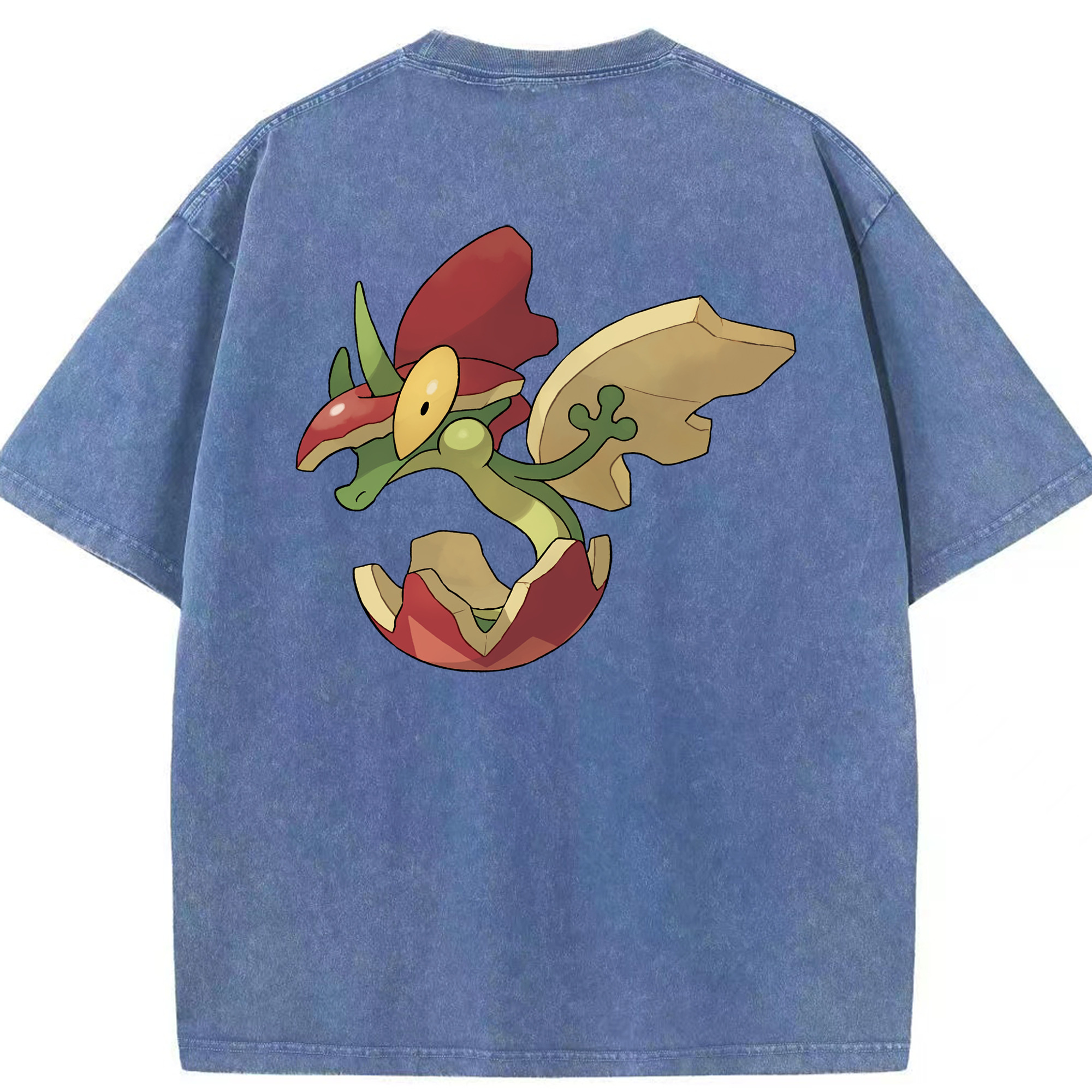 （画像用） ポケットモンスター Pokémon 綿100% ヴィンテージ風 半袖Tシャツ（背面プリント）