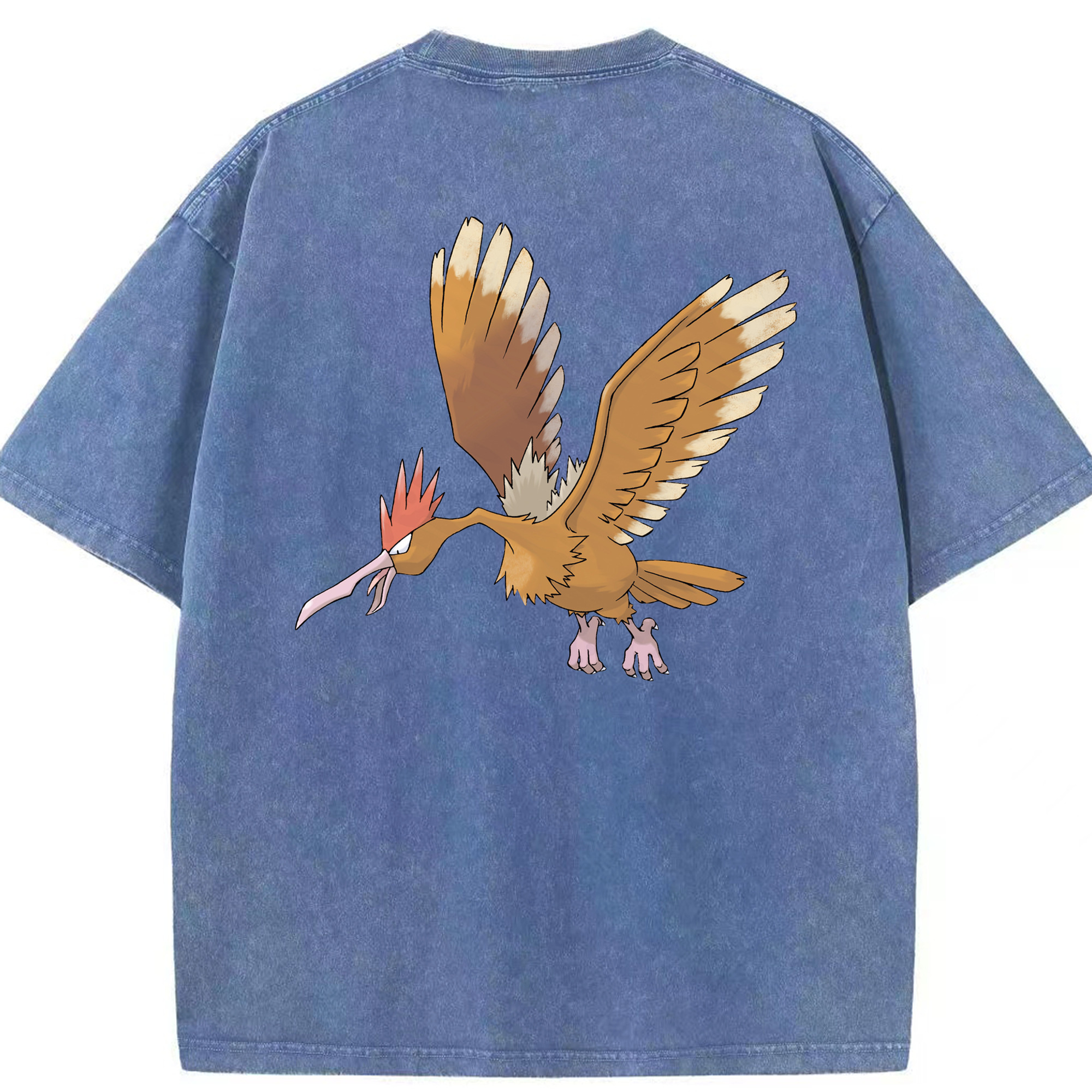 （画像用） ポケットモンスター Pokémon 綿100% ヴィンテージ風 半袖Tシャツ（背面プリント）