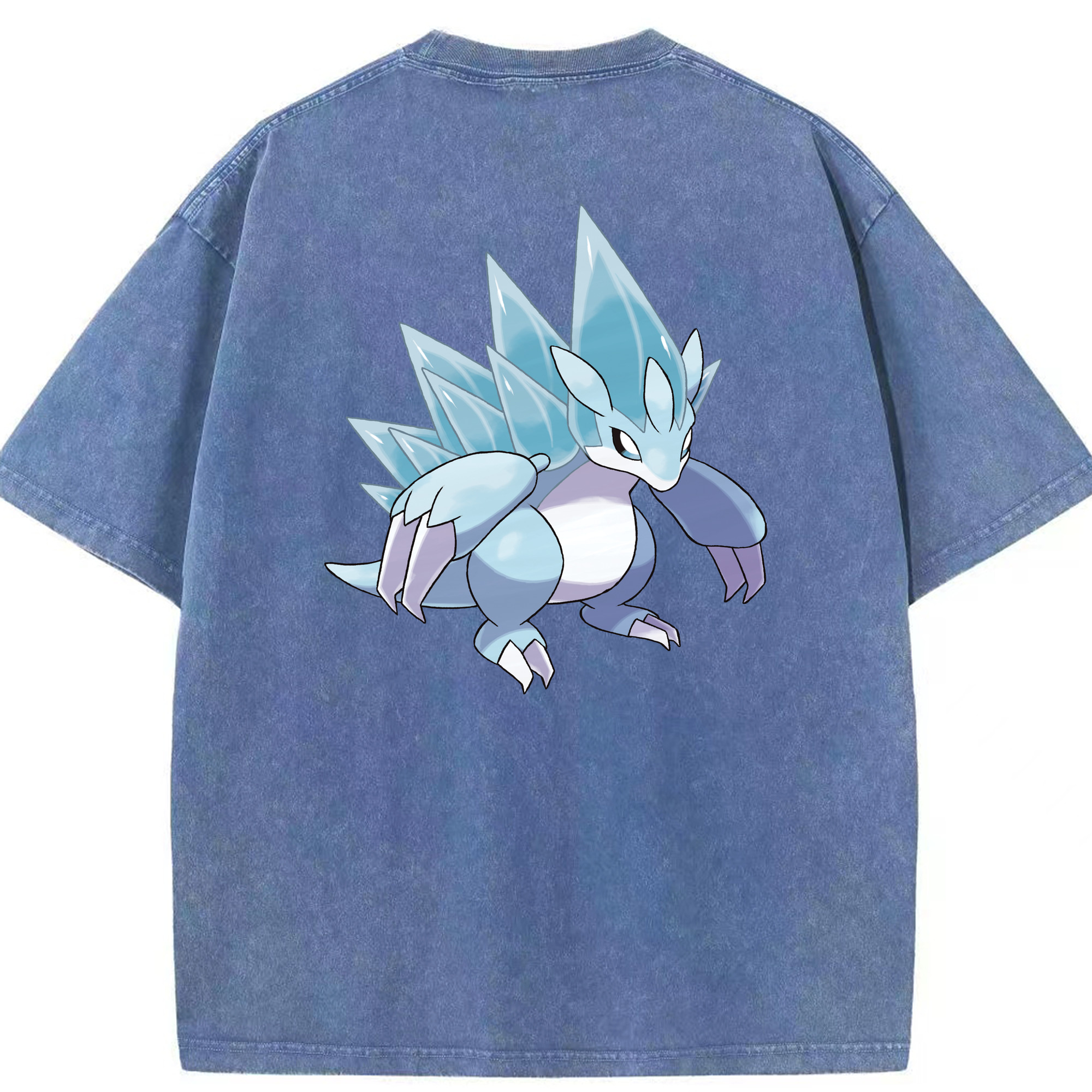（画像用） ポケットモンスター Pokémon 綿100% ヴィンテージ風 半袖Tシャツ（背面プリント）