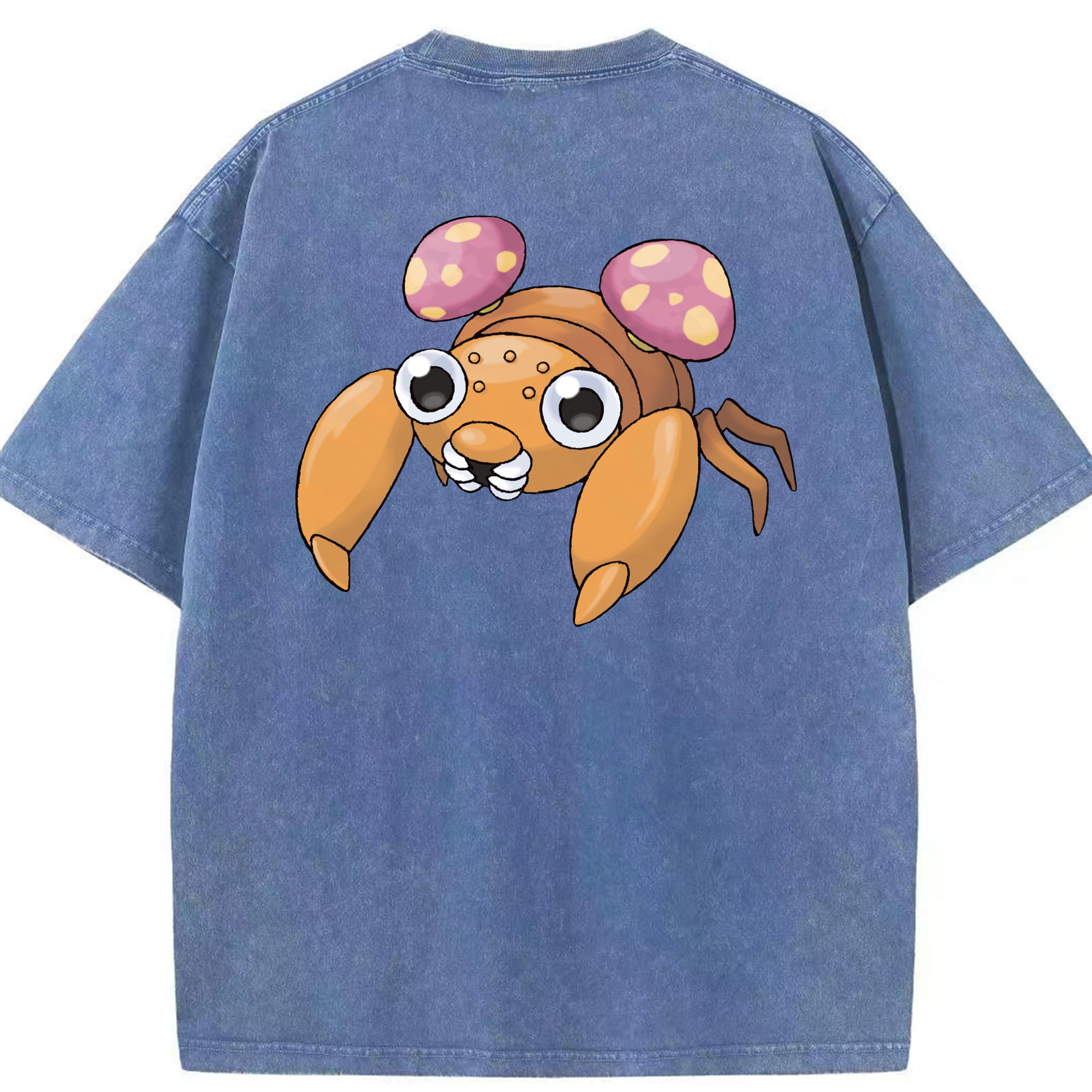 （画像用） ポケットモンスター Pokémon 綿100% ヴィンテージ風 半袖Tシャツ（背面プリント）