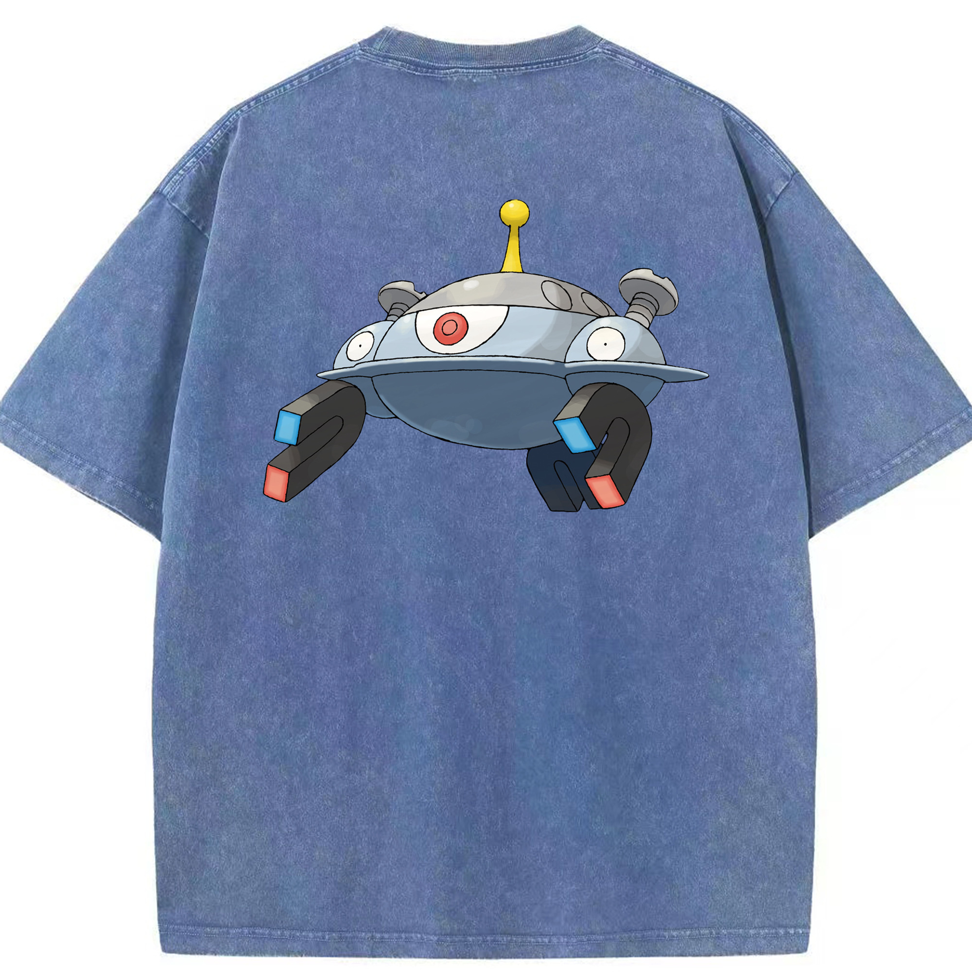 （画像用） ポケットモンスター Pokémon 綿100% ヴィンテージ風 半袖Tシャツ（背面プリント）