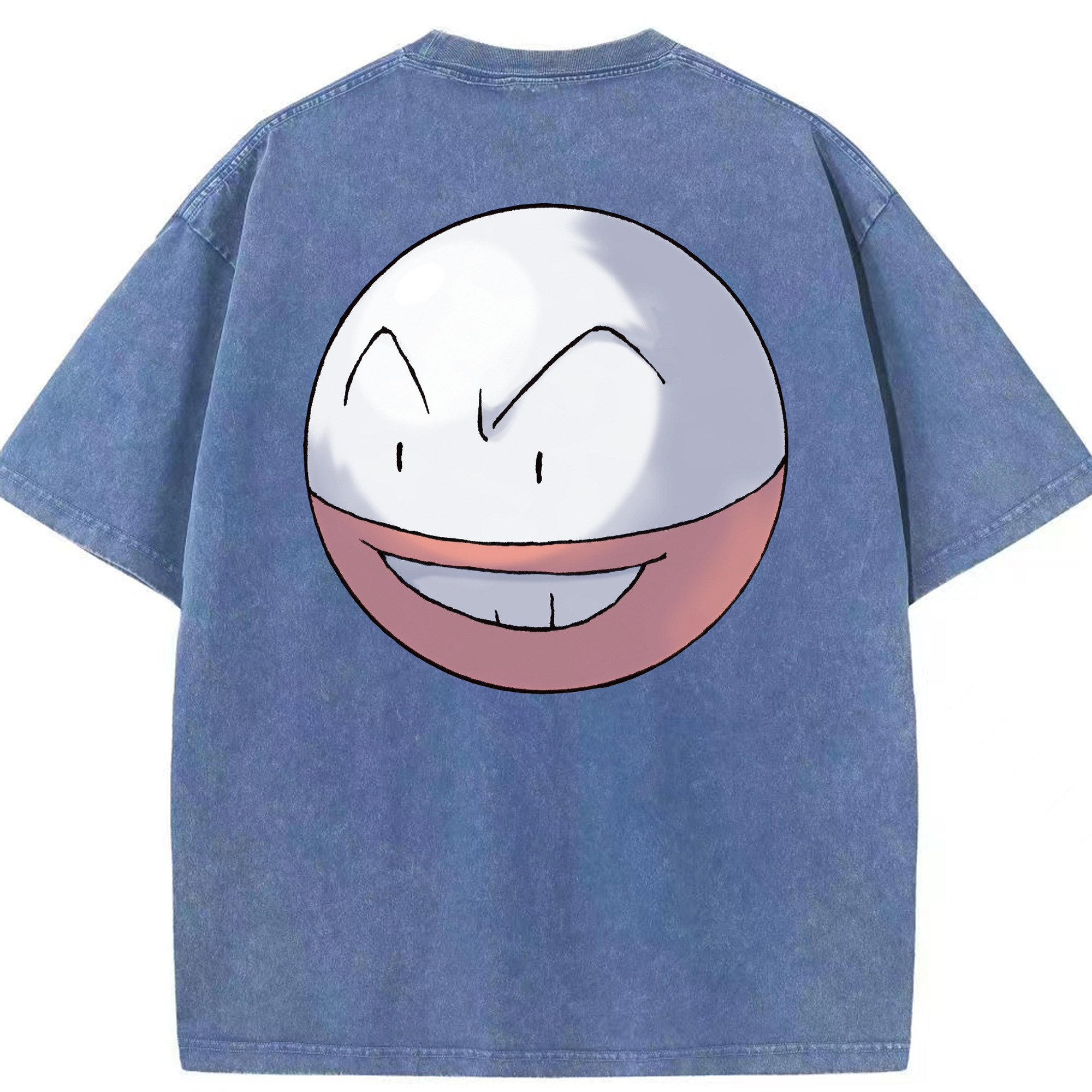 （画像用） ポケットモンスター Pokémon 綿100% ヴィンテージ風 半袖Tシャツ（背面プリント）