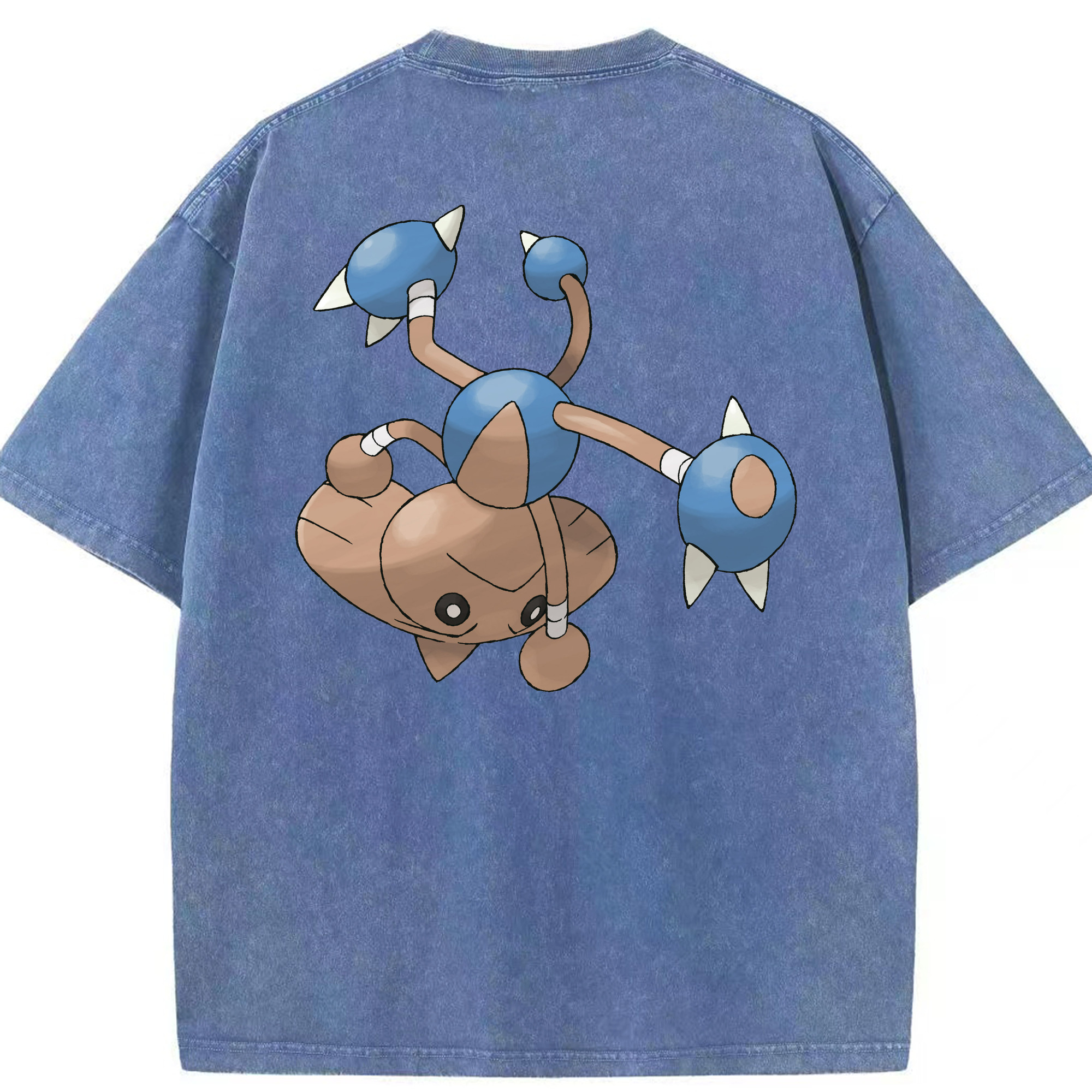 （画像用） ポケットモンスター Pokémon 綿100% ヴィンテージ風 半袖Tシャツ（背面プリント）
