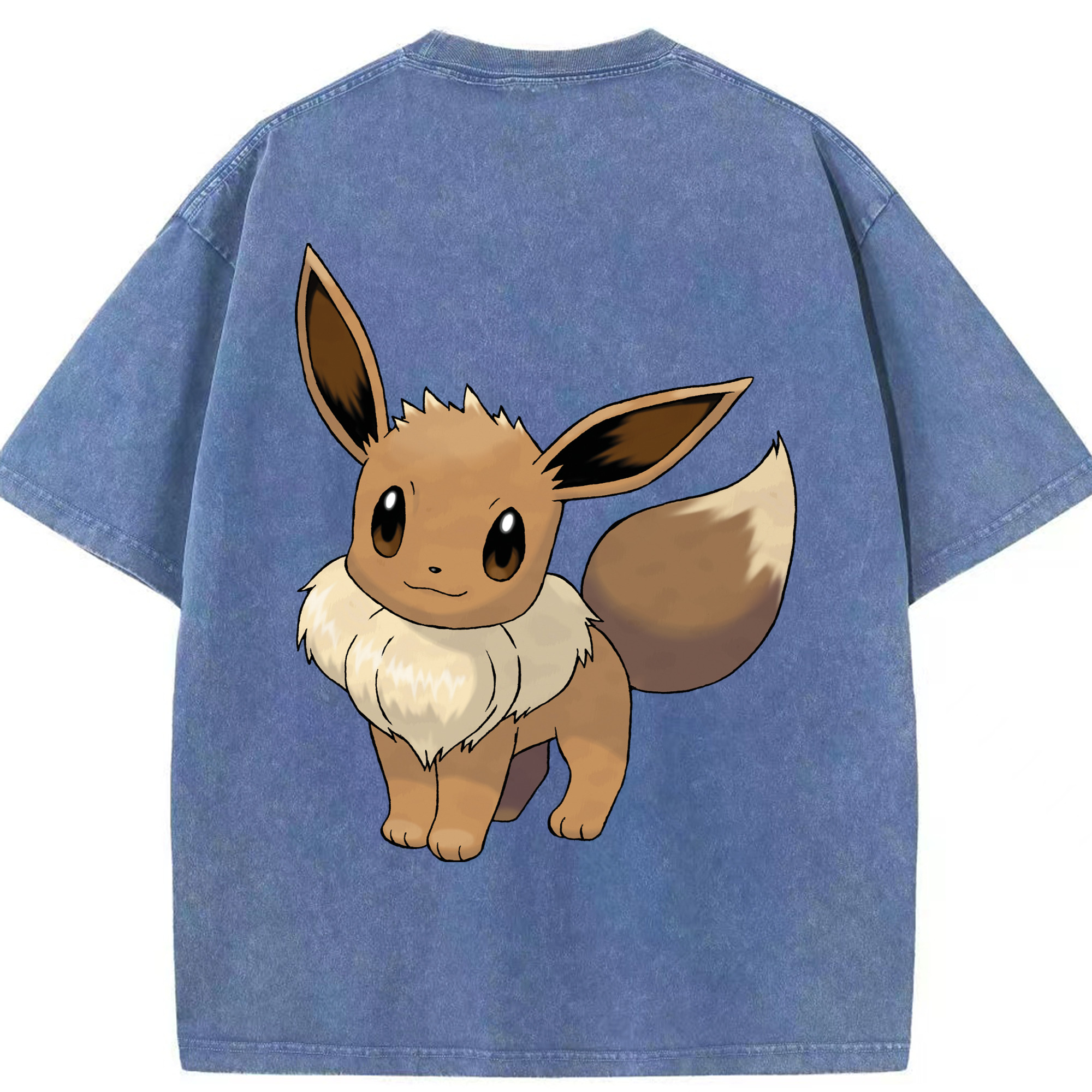 （画像用） ポケットモンスター Pokémon 綿100% ヴィンテージ風 半袖Tシャツ（背面プリント）