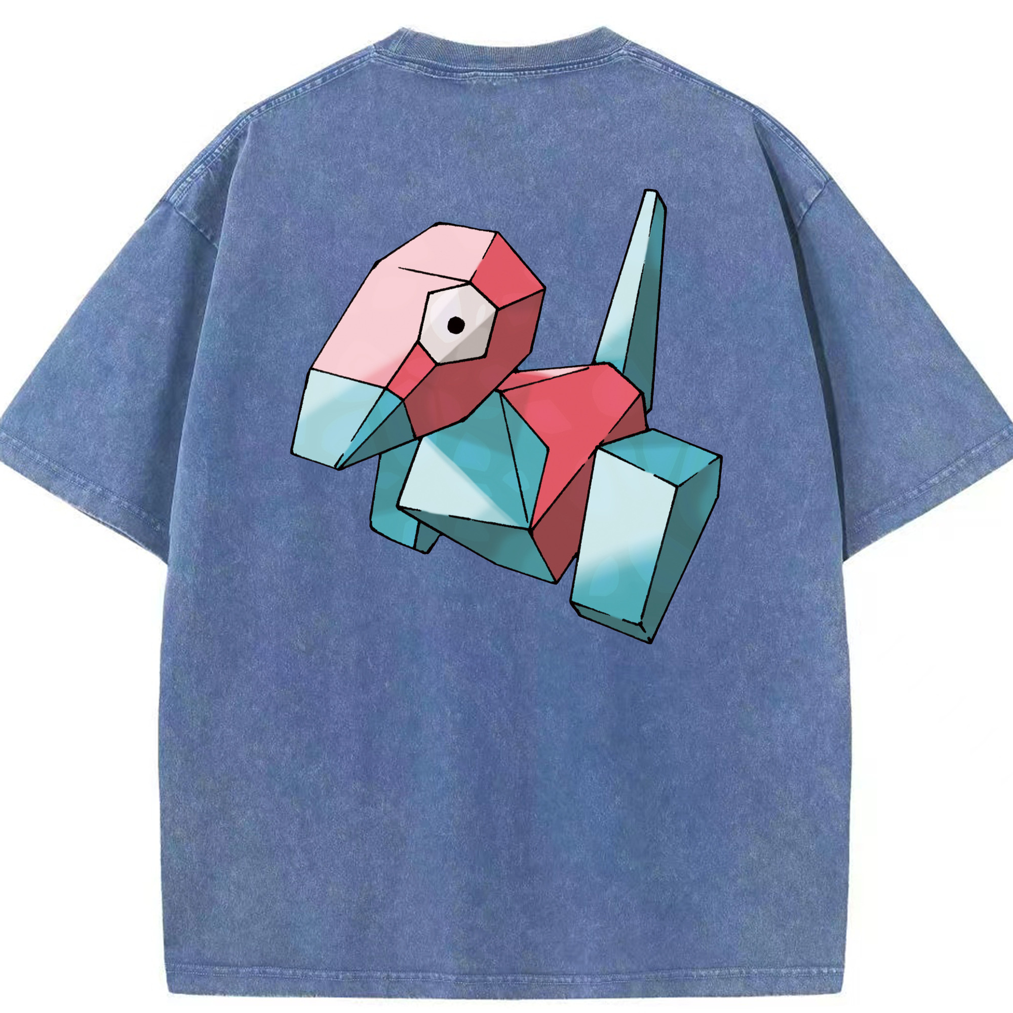 （画像用） ポケットモンスター Pokémon 綿100% ヴィンテージ風 半袖Tシャツ（背面プリント）