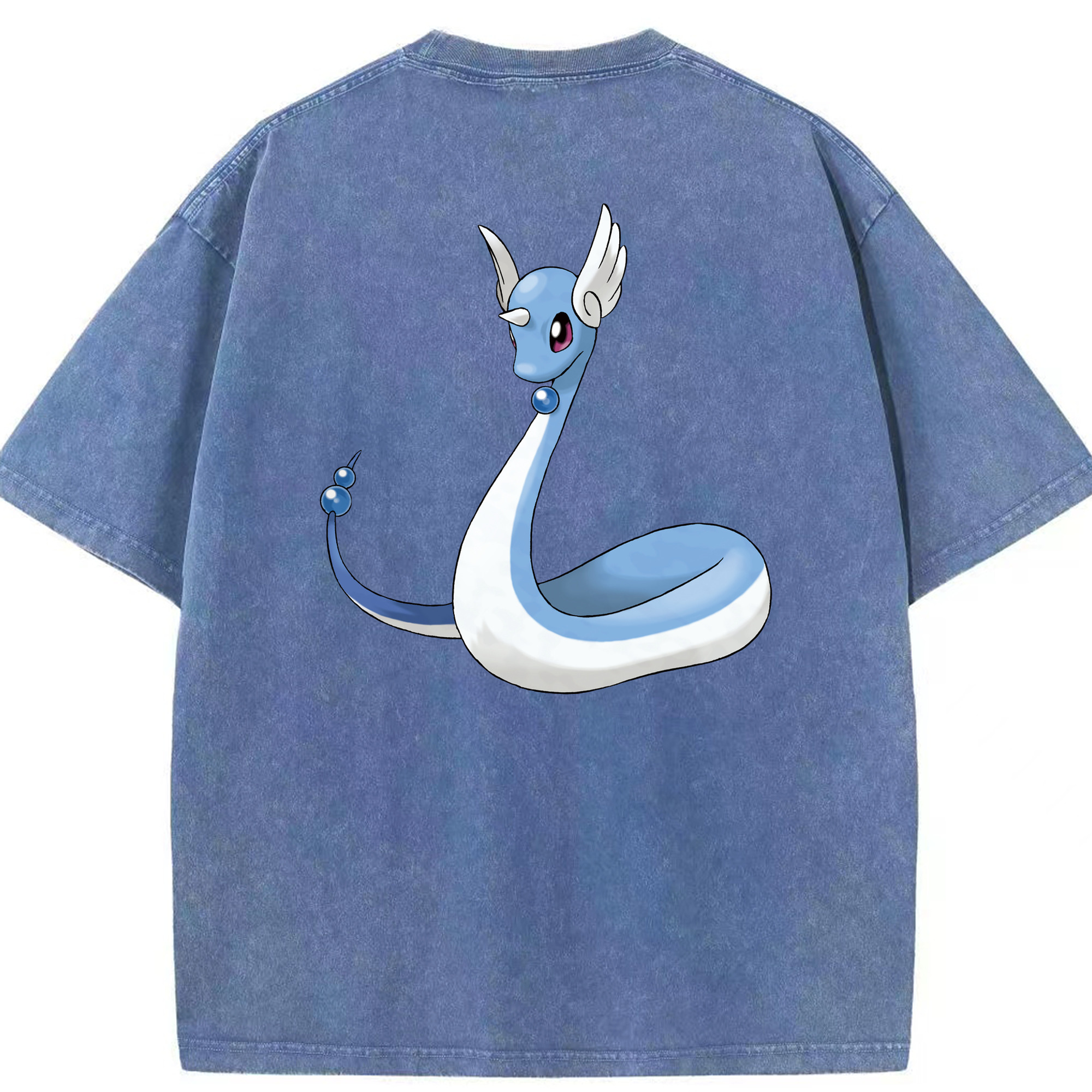（画像用） ポケットモンスター Pokémon 綿100% ヴィンテージ風 半袖Tシャツ（背面プリント）