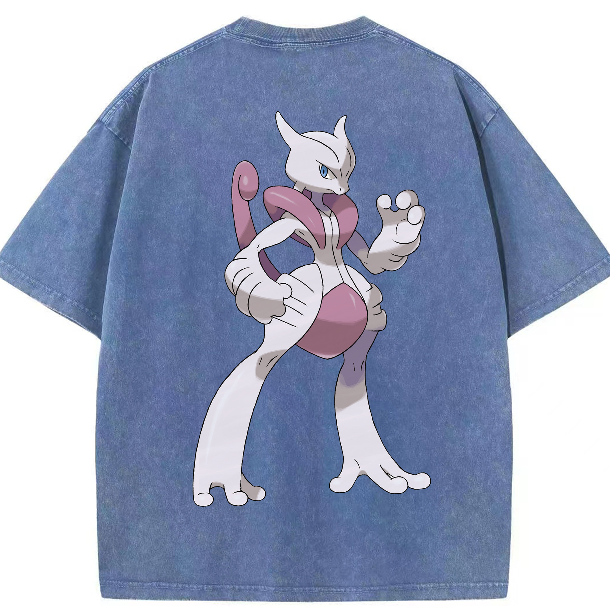 （画像用） ポケットモンスター Pokémon 綿100% ヴィンテージ風 半袖Tシャツ（背面プリント）