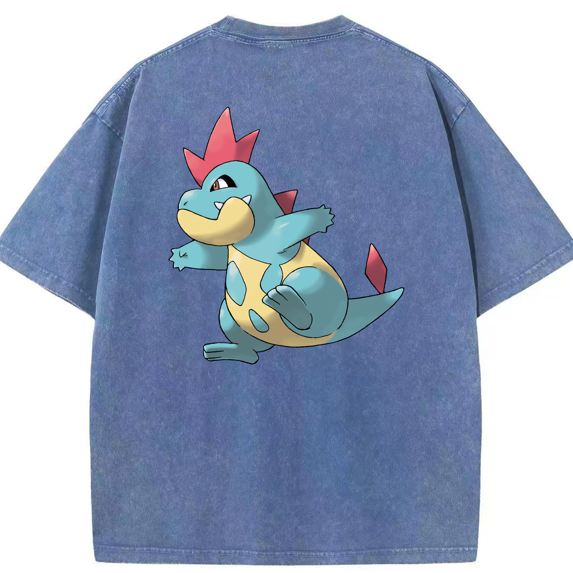 （画像用） ポケットモンスター Pokémon 綿100% ヴィンテージ風 半袖Tシャツ（背面プリント）