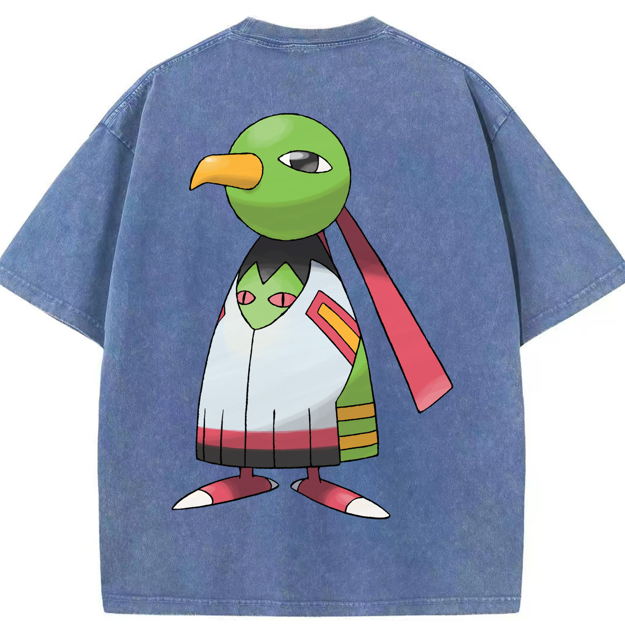 （画像用） ポケットモンスター Pokémon 綿100% ヴィンテージ風 半袖Tシャツ（背面プリント）
