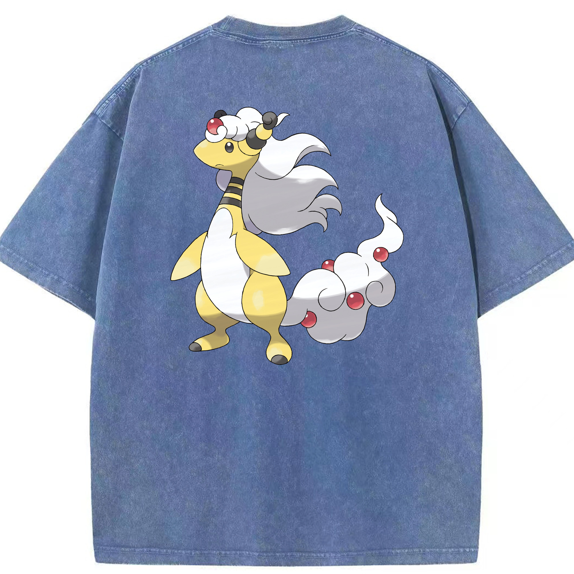 （画像用） ポケットモンスター Pokémon 綿100% ヴィンテージ風 半袖Tシャツ（背面プリント）