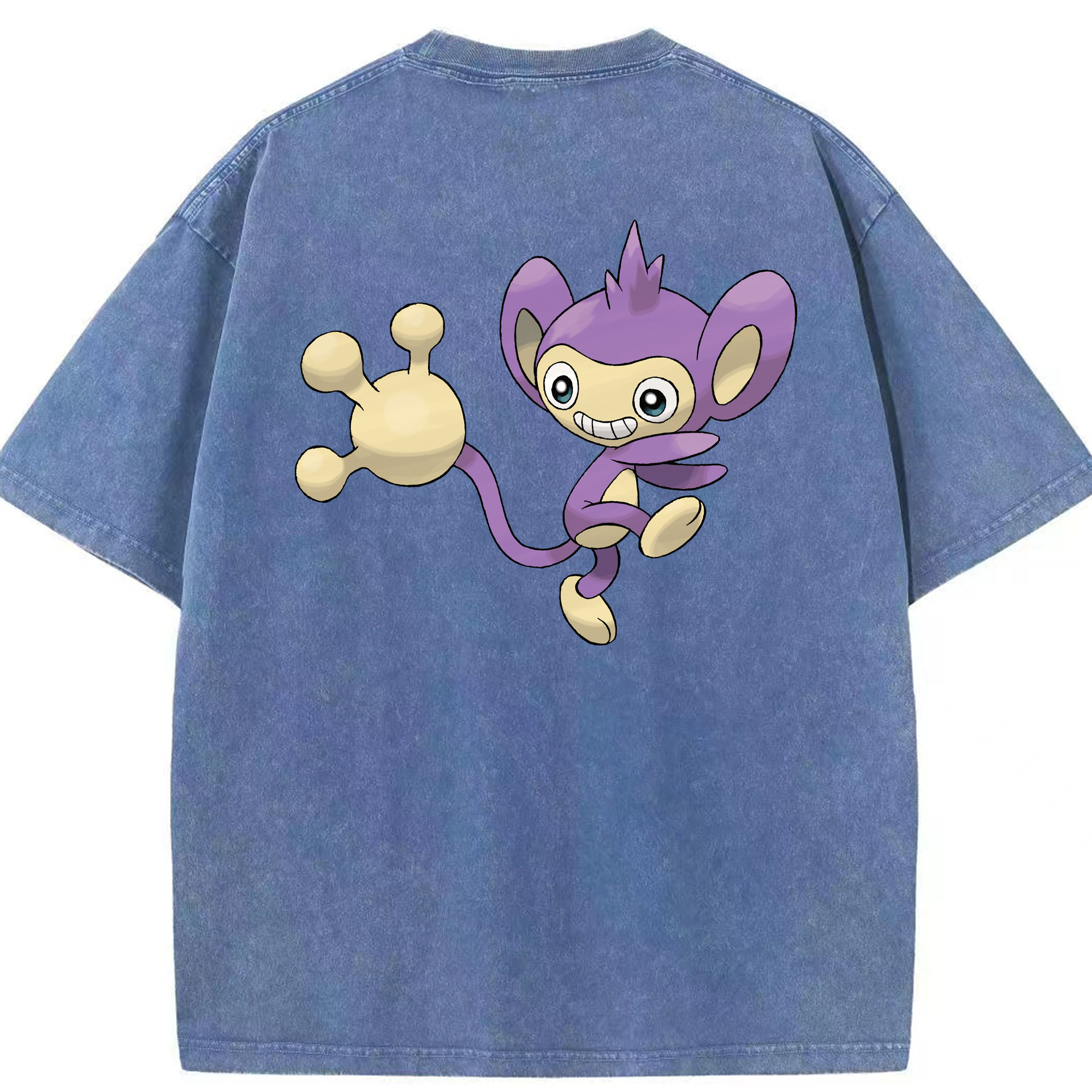（画像用） ポケットモンスター Pokémon 綿100% ヴィンテージ風 半袖Tシャツ（背面プリント）