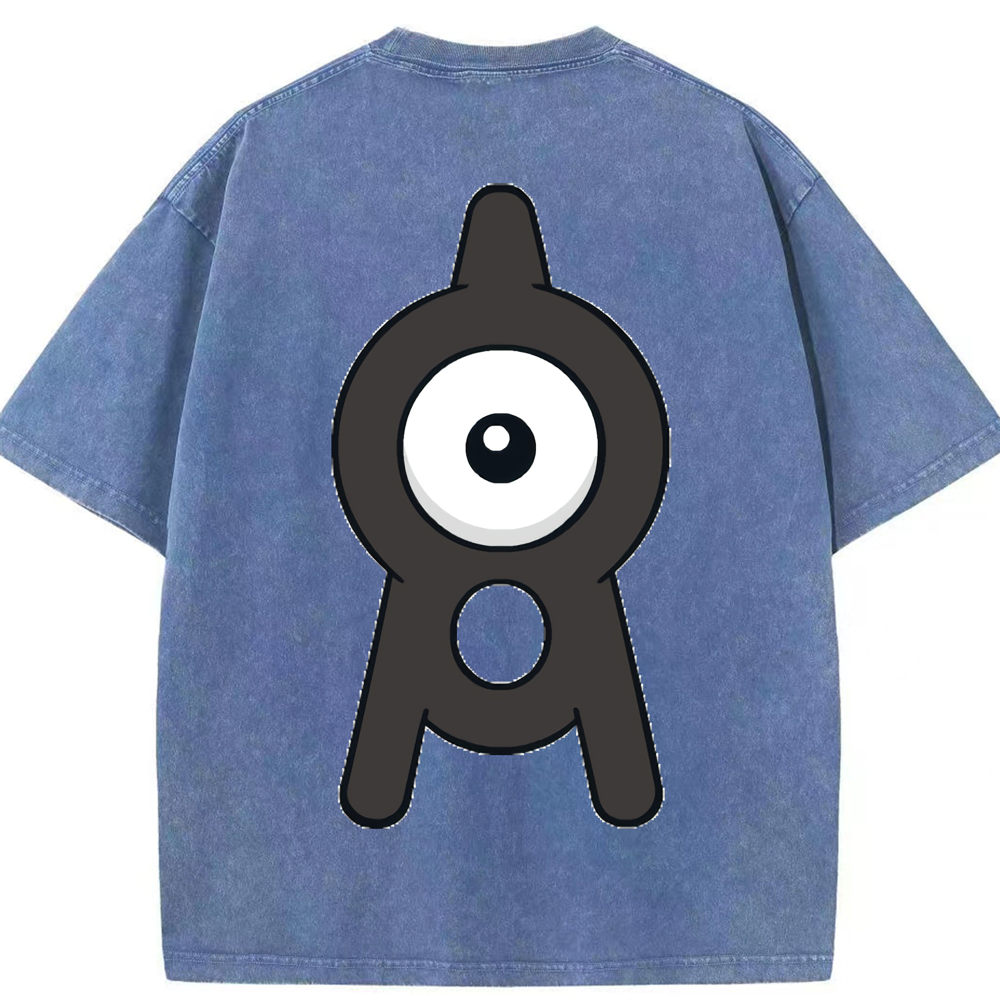 （画像用） ポケットモンスター Pokémon 綿100% ヴィンテージ風 半袖Tシャツ（背面プリント）
