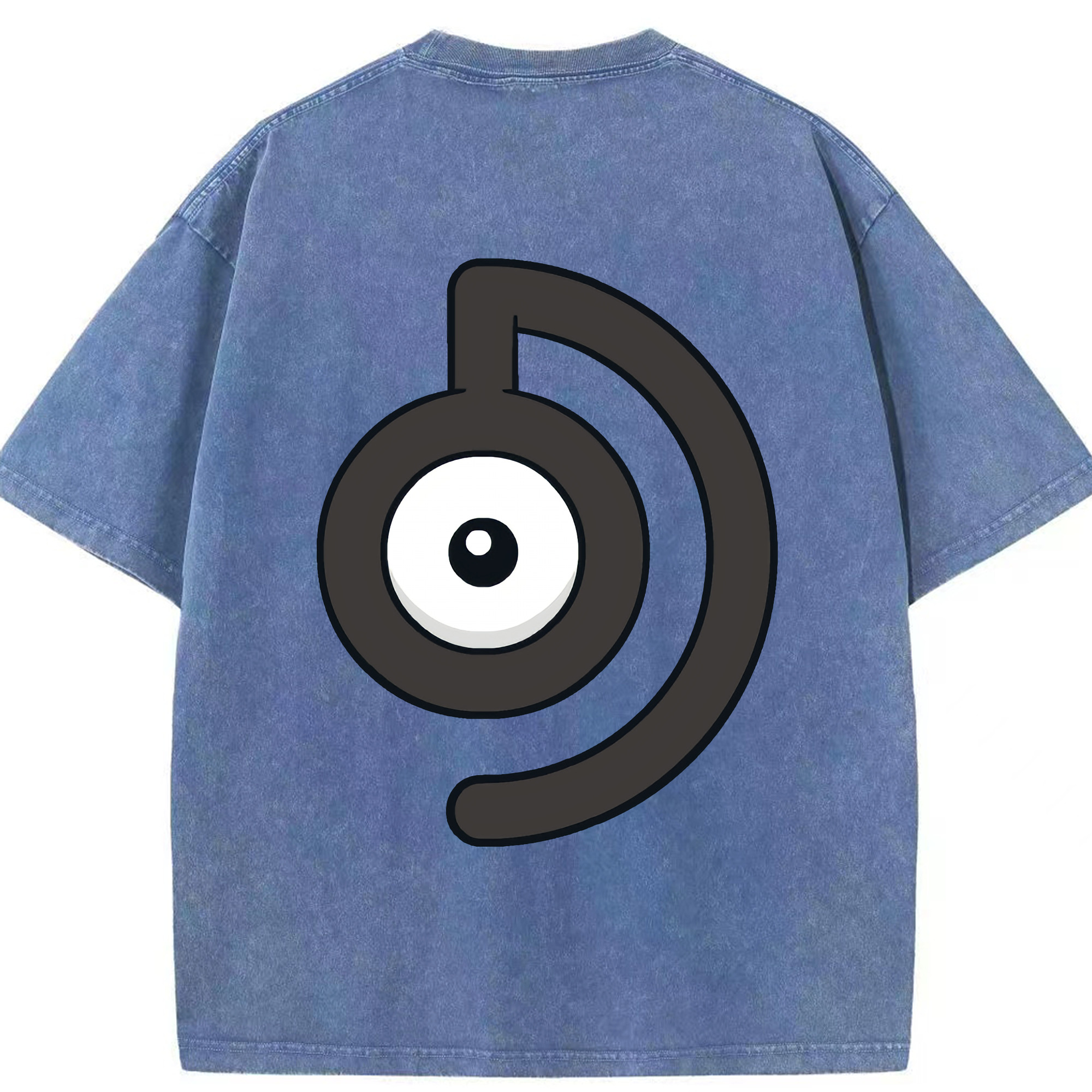 （画像用） ポケットモンスター Pokémon 綿100% ヴィンテージ風 半袖Tシャツ（背面プリント）