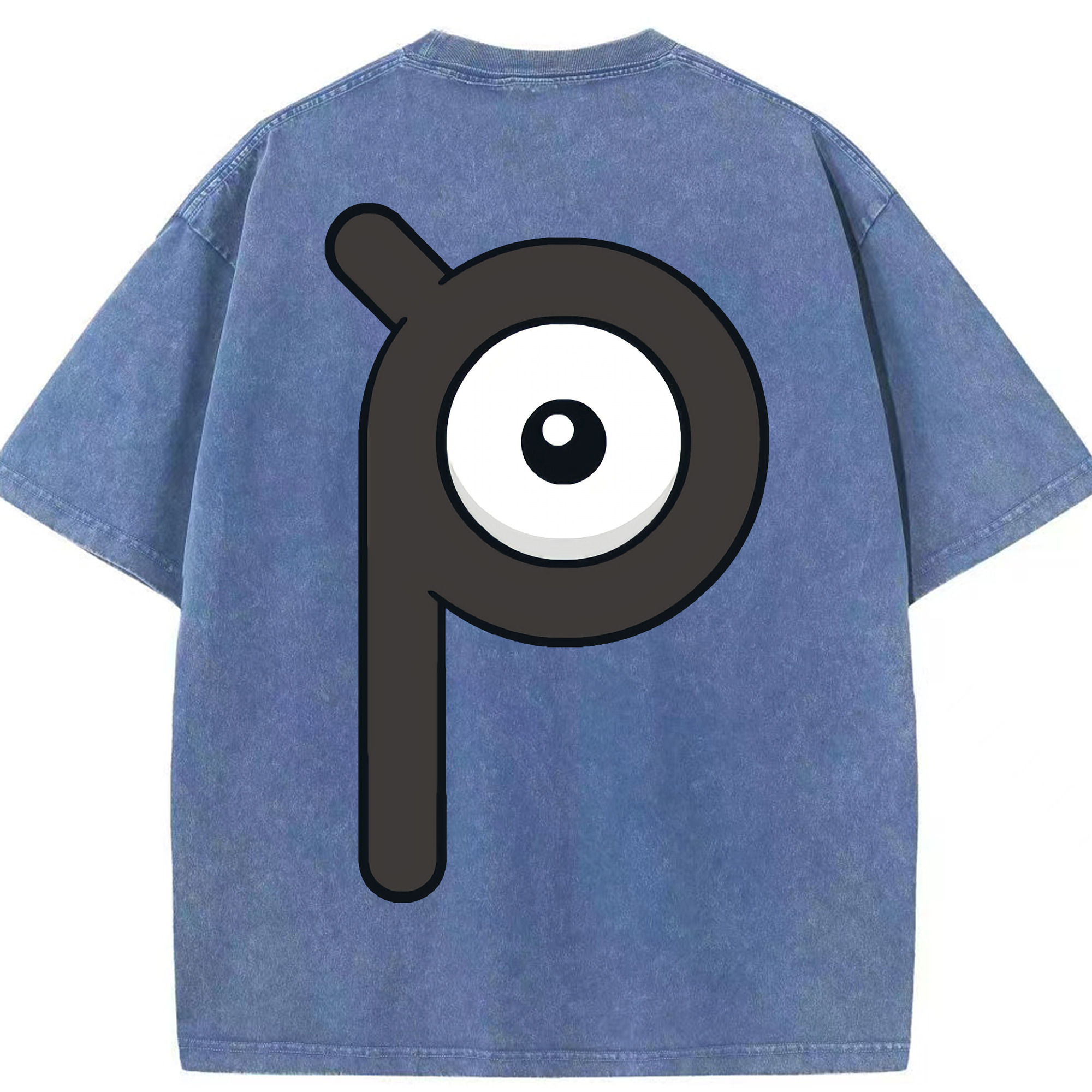 （画像用） ポケットモンスター Pokémon 綿100% ヴィンテージ風 半袖Tシャツ（背面プリント）