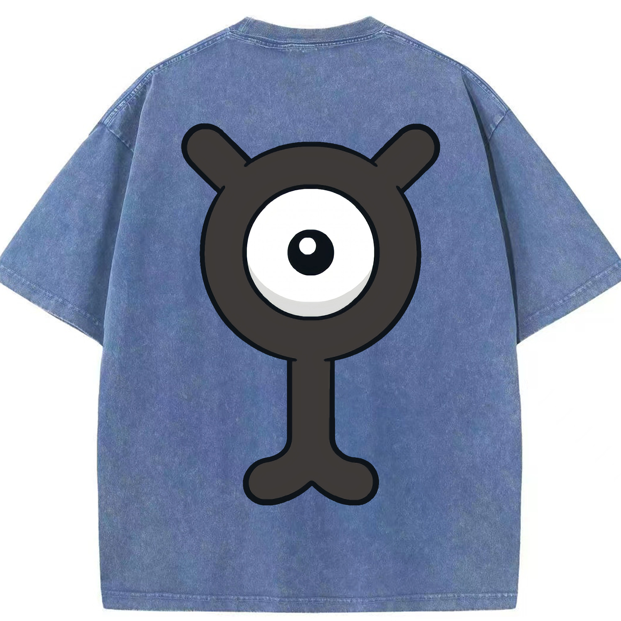 （画像用） ポケットモンスター Pokémon 綿100% ヴィンテージ風 半袖Tシャツ（背面プリント）