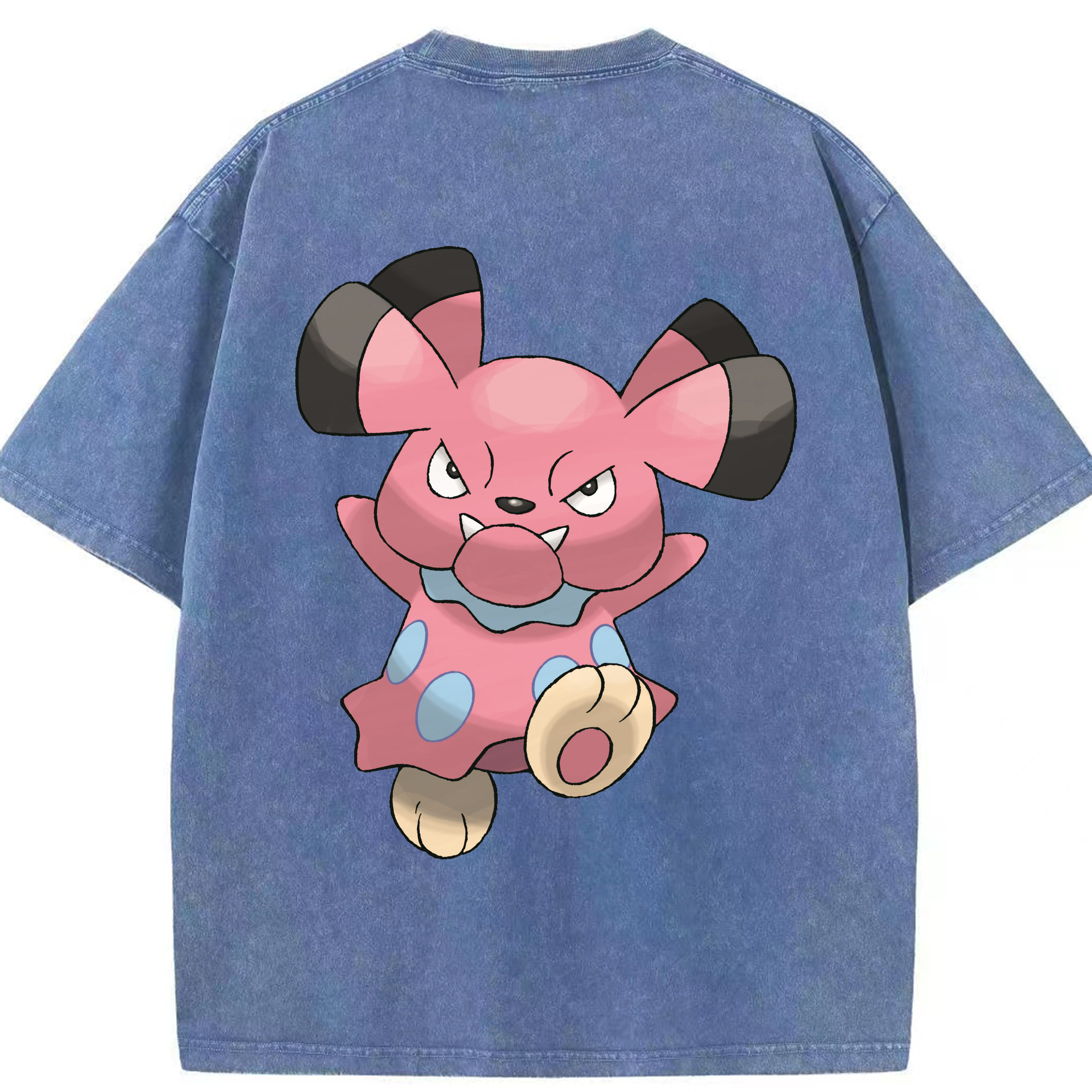 （画像用） ポケットモンスター Pokémon 綿100% ヴィンテージ風 半袖Tシャツ（背面プリント）