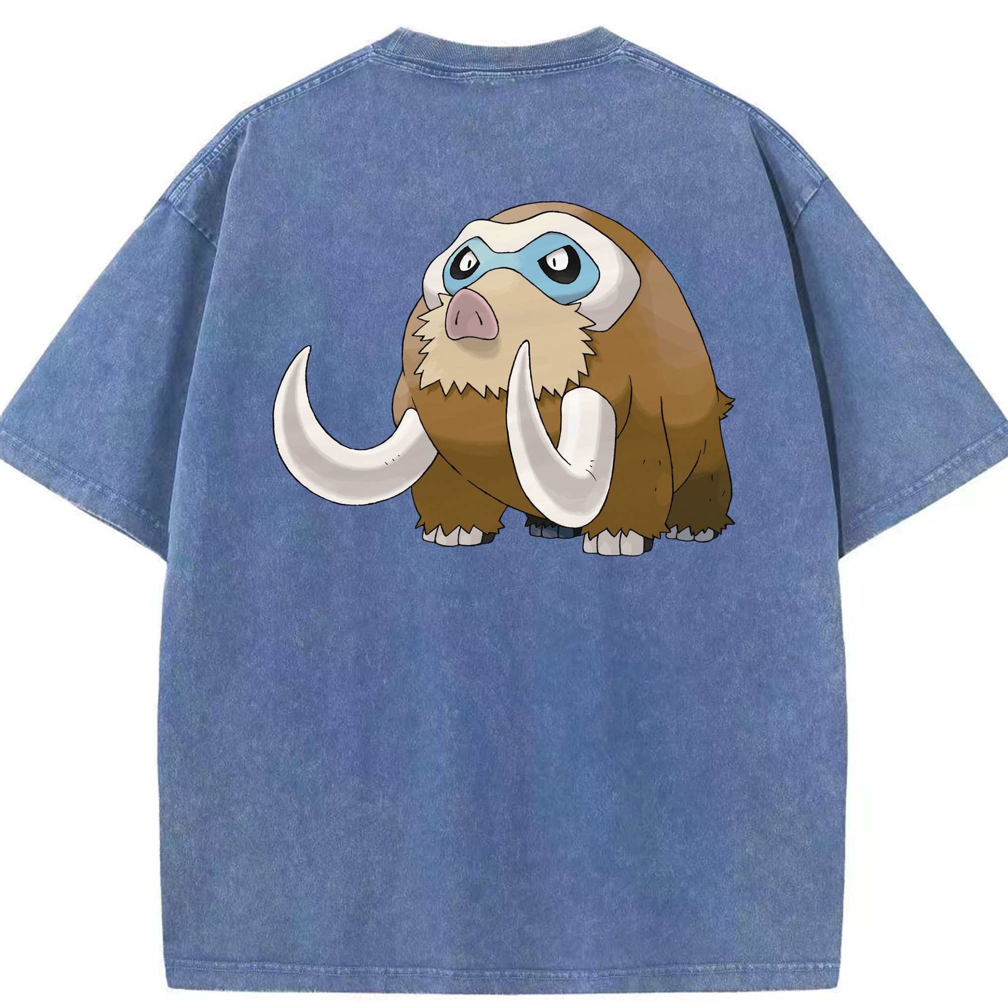 （画像用） ポケットモンスター Pokémon 綿100% ヴィンテージ風 半袖Tシャツ（背面プリント）
