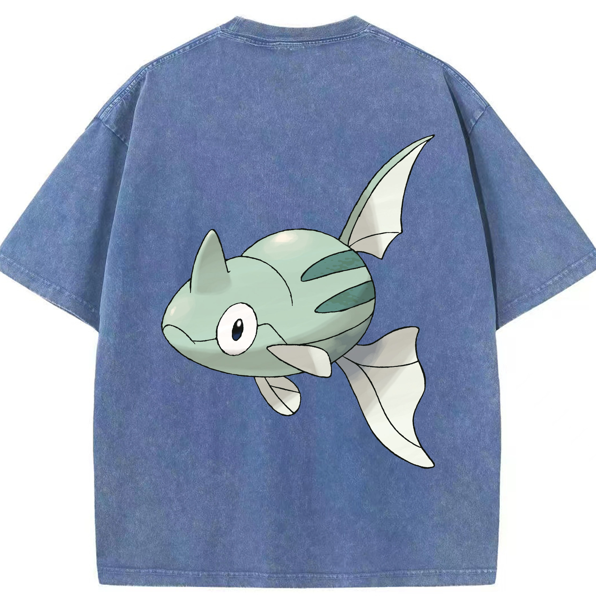 （画像用） ポケットモンスター Pokémon 綿100% ヴィンテージ風 半袖Tシャツ（背面プリント）