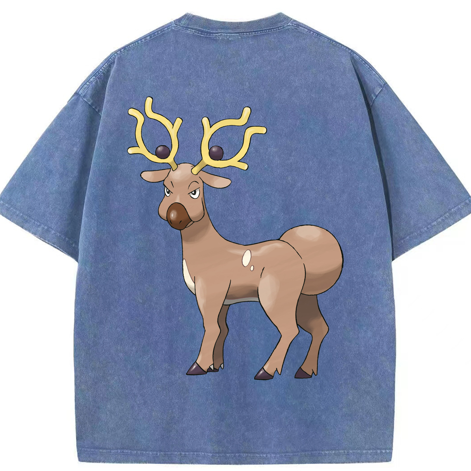 （画像用） ポケットモンスター Pokémon 綿100% ヴィンテージ風 半袖Tシャツ（背面プリント）