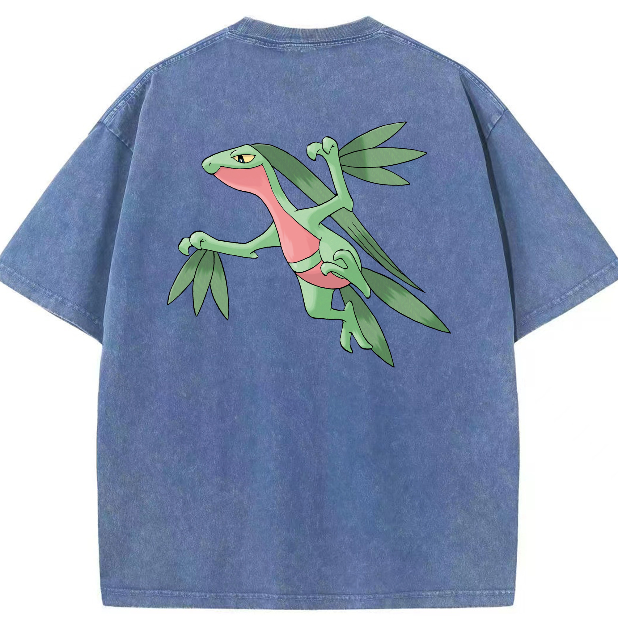 （画像用） ポケットモンスター Pokémon 綿100% ヴィンテージ風 半袖Tシャツ（背面プリント）