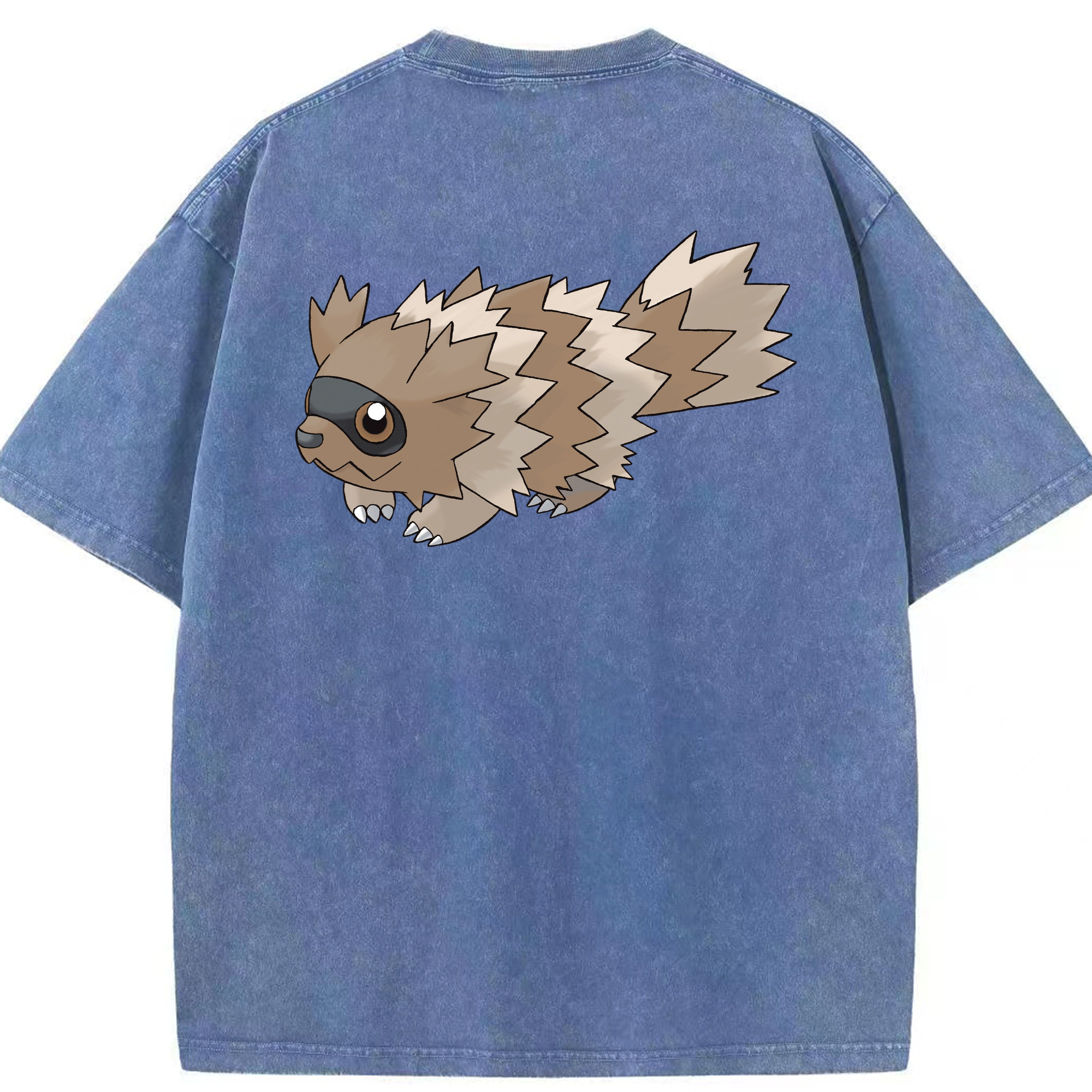（画像用） ポケットモンスター Pokémon 綿100% ヴィンテージ風 半袖Tシャツ（背面プリント）