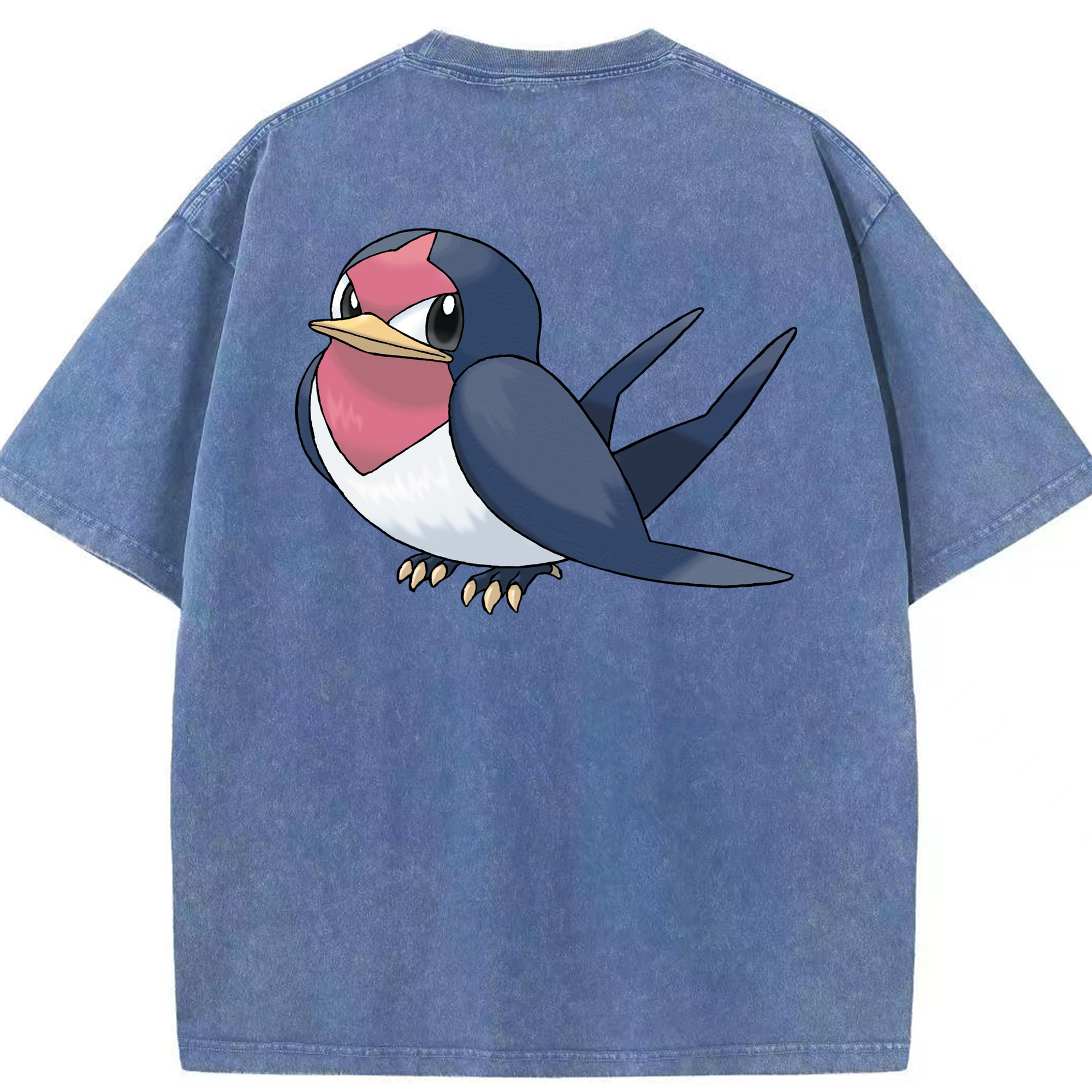 （画像用） ポケットモンスター Pokémon 綿100% ヴィンテージ風 半袖Tシャツ（背面プリント）