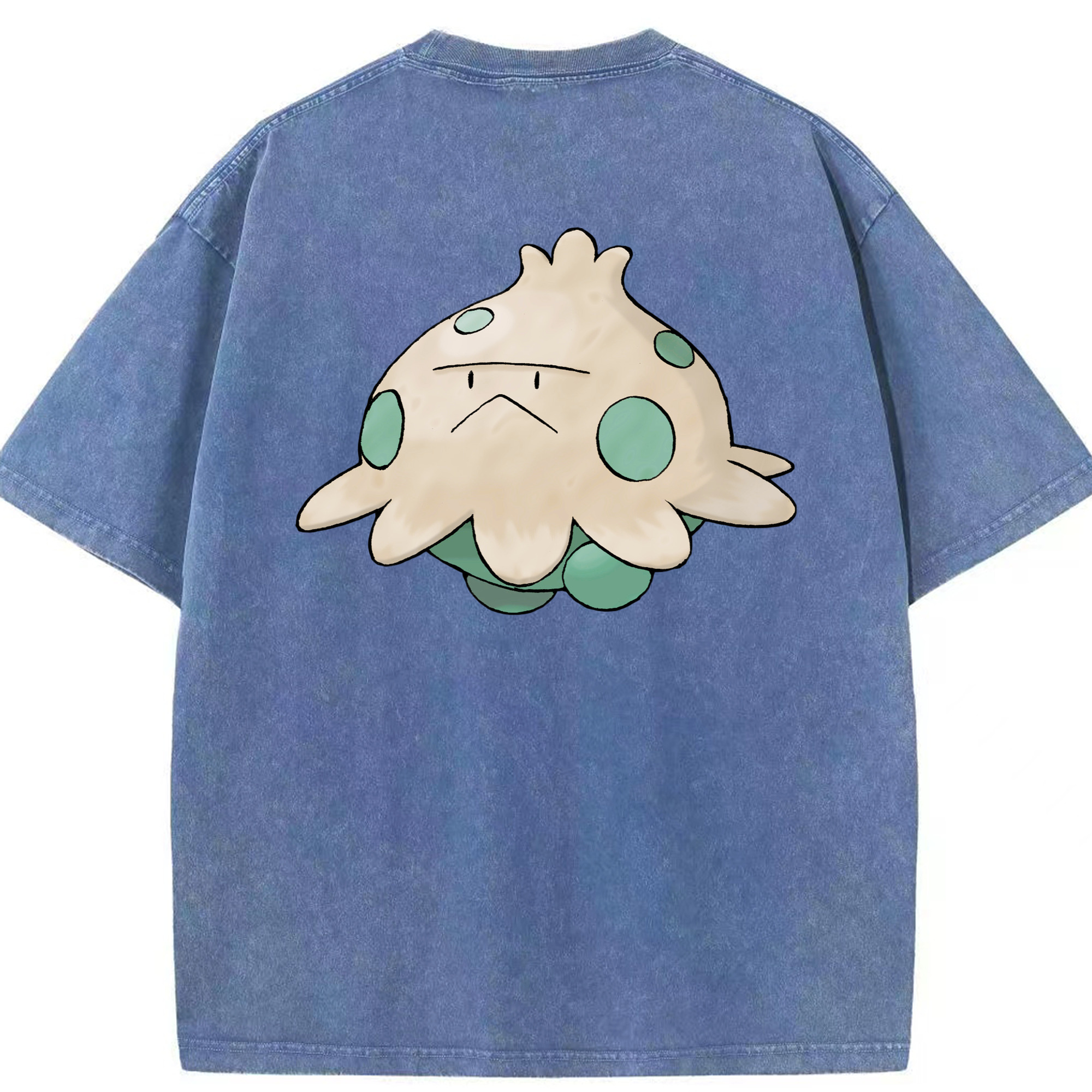（画像用） ポケットモンスター Pokémon 綿100% ヴィンテージ風 半袖Tシャツ（背面プリント）