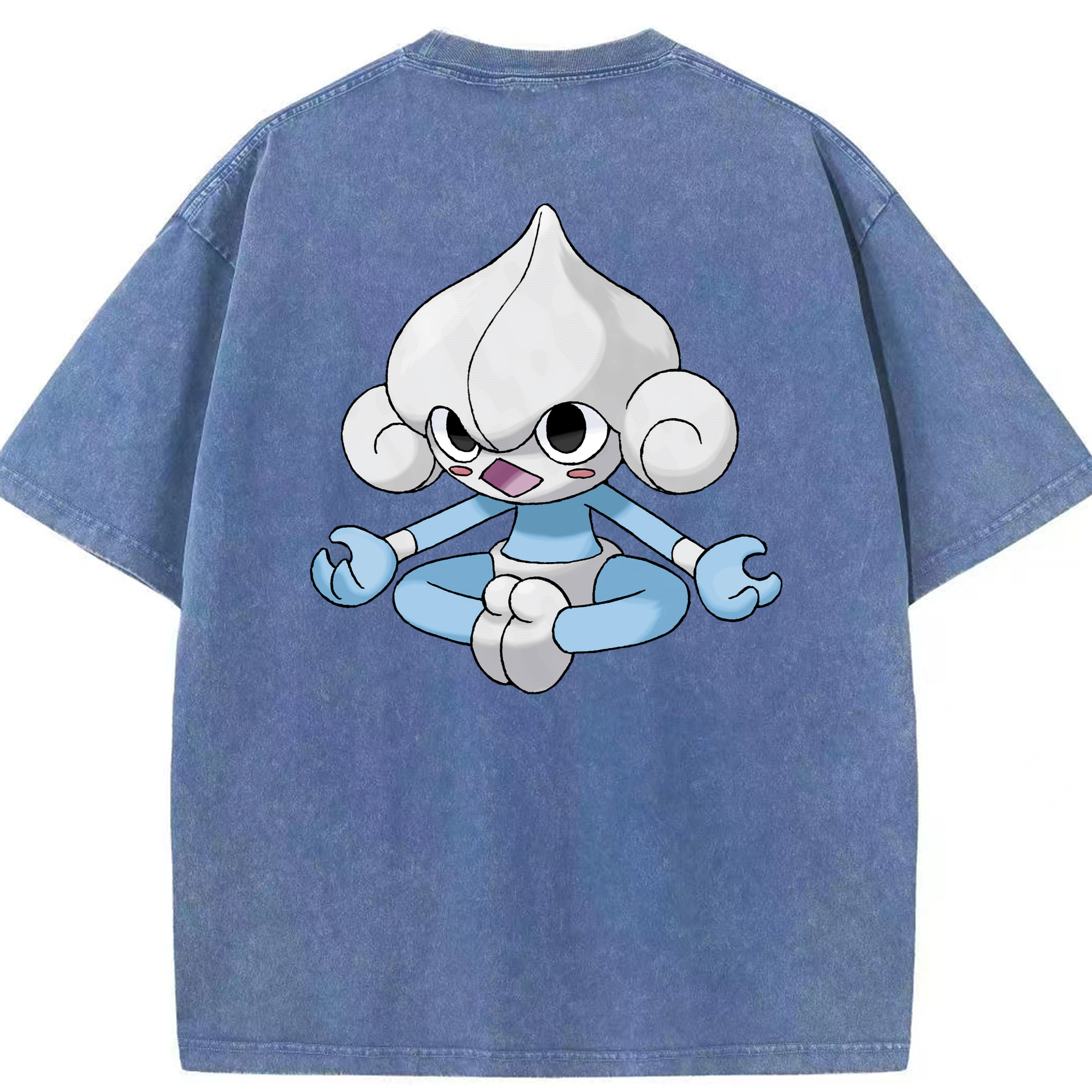 （画像用） ポケットモンスター Pokémon 綿100% ヴィンテージ風 半袖Tシャツ（背面プリント）