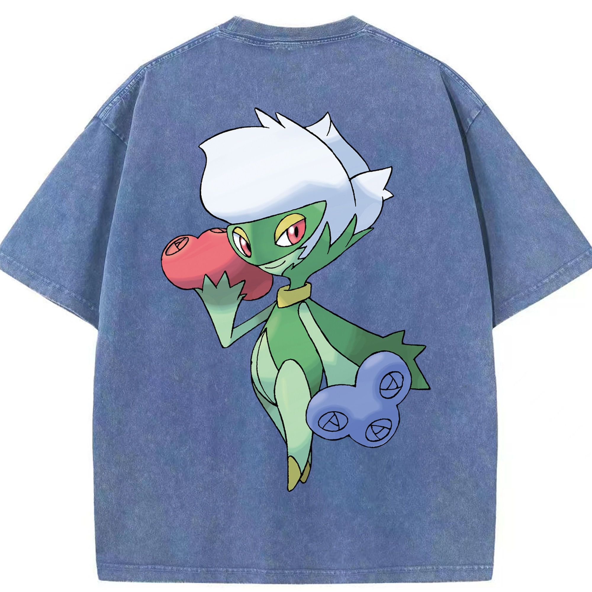 （画像用） ポケットモンスター Pokémon 綿100% ヴィンテージ風 半袖Tシャツ（背面プリント）