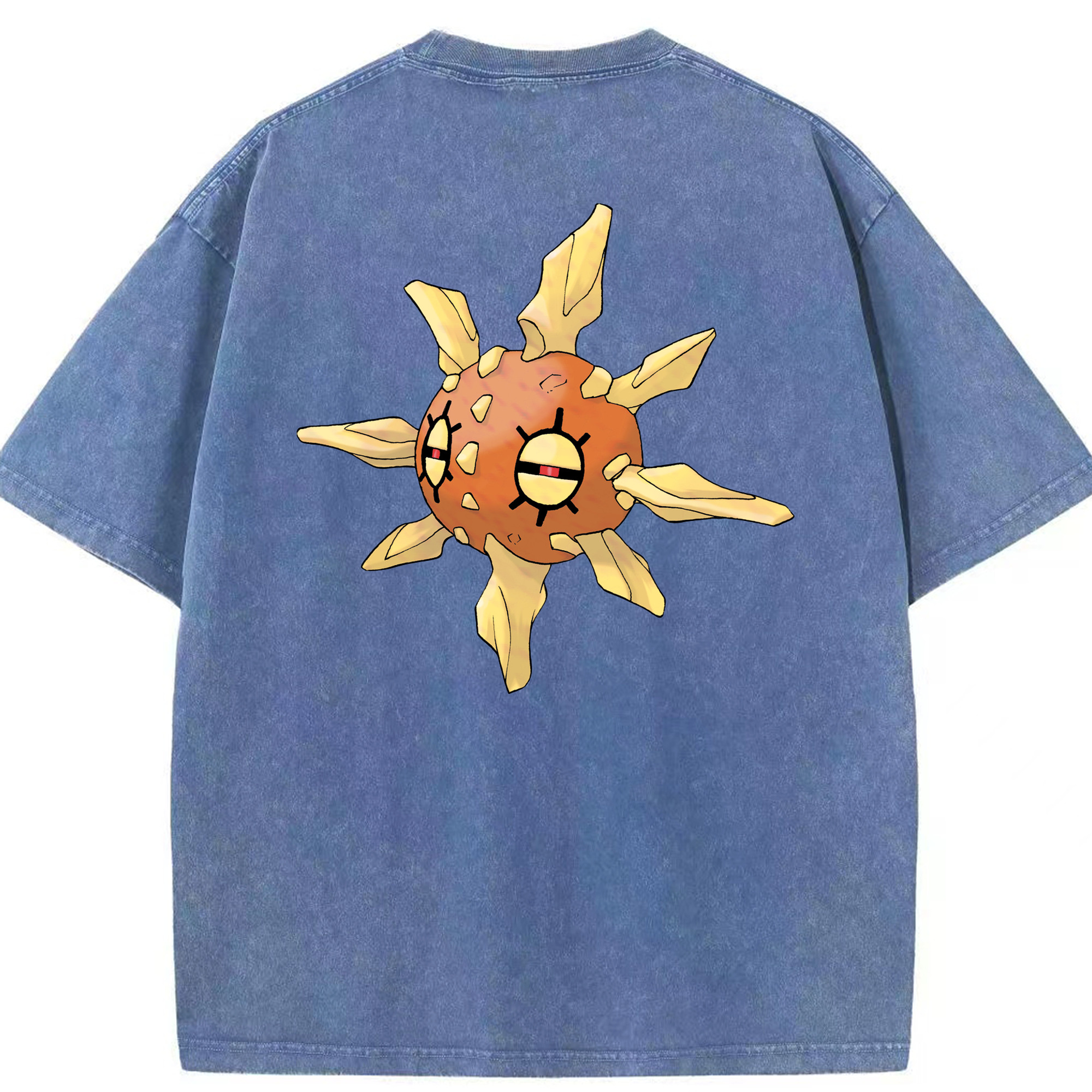 （画像用） ポケットモンスター Pokémon 綿100% ヴィンテージ風 半袖Tシャツ（背面プリント）