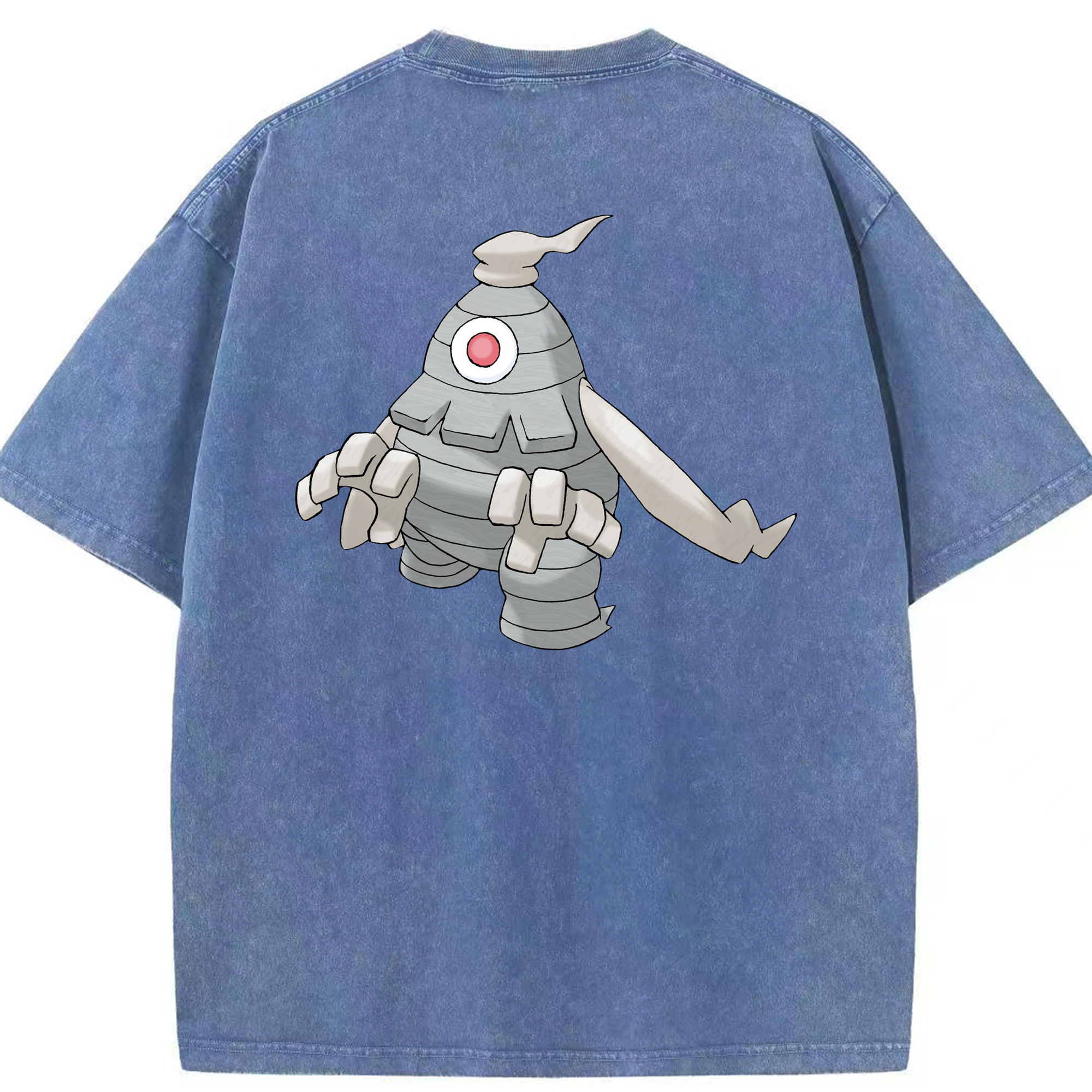 （画像用） ポケットモンスター Pokémon 綿100% ヴィンテージ風 半袖Tシャツ（背面プリント）