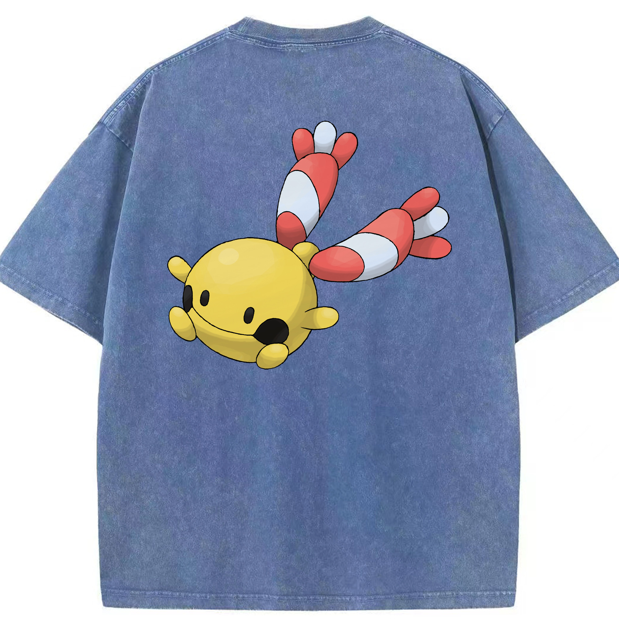（画像用） ポケットモンスター Pokémon 綿100% ヴィンテージ風 半袖Tシャツ（背面プリント）