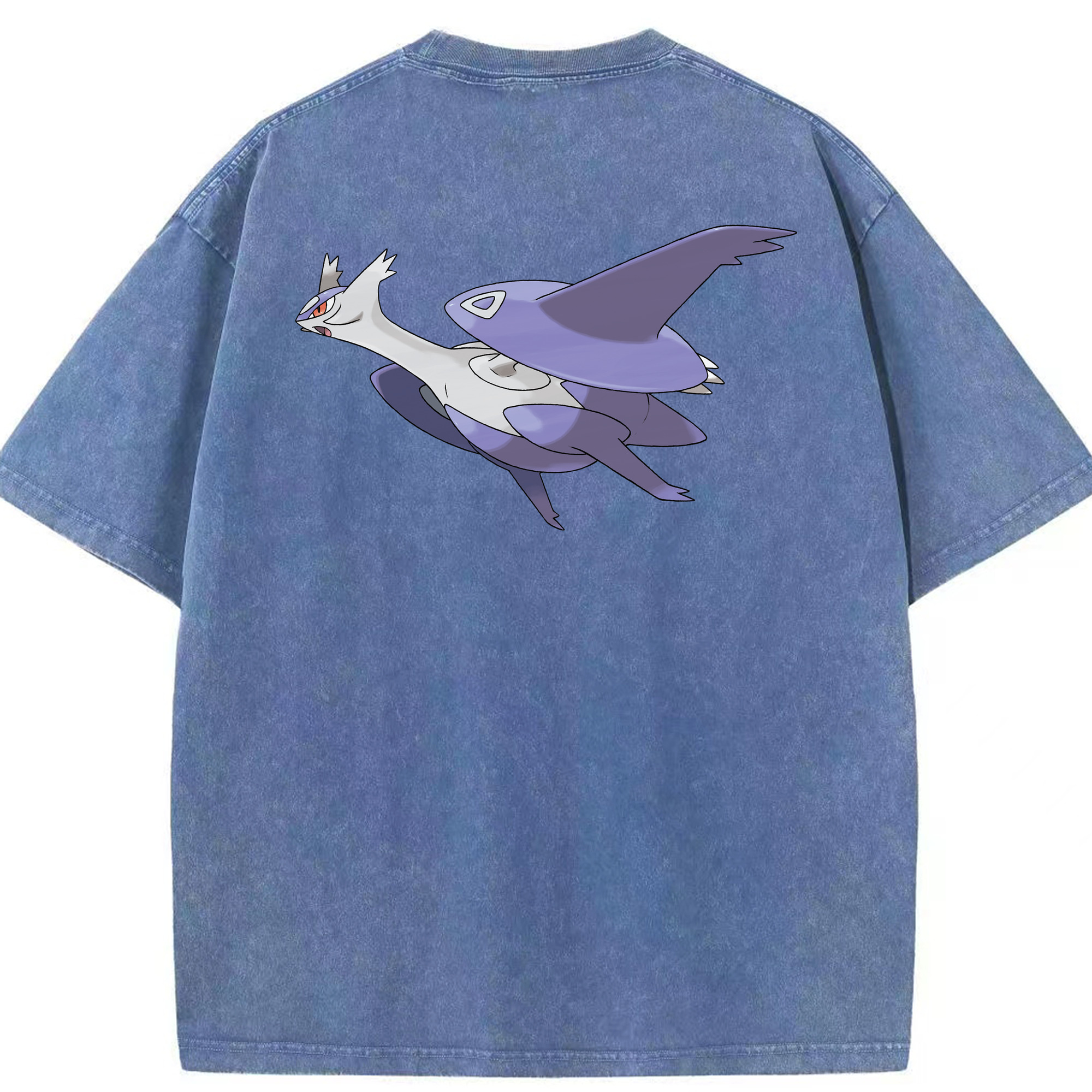 （画像用） ポケットモンスター Pokémon 綿100% ヴィンテージ風 半袖Tシャツ（背面プリント）