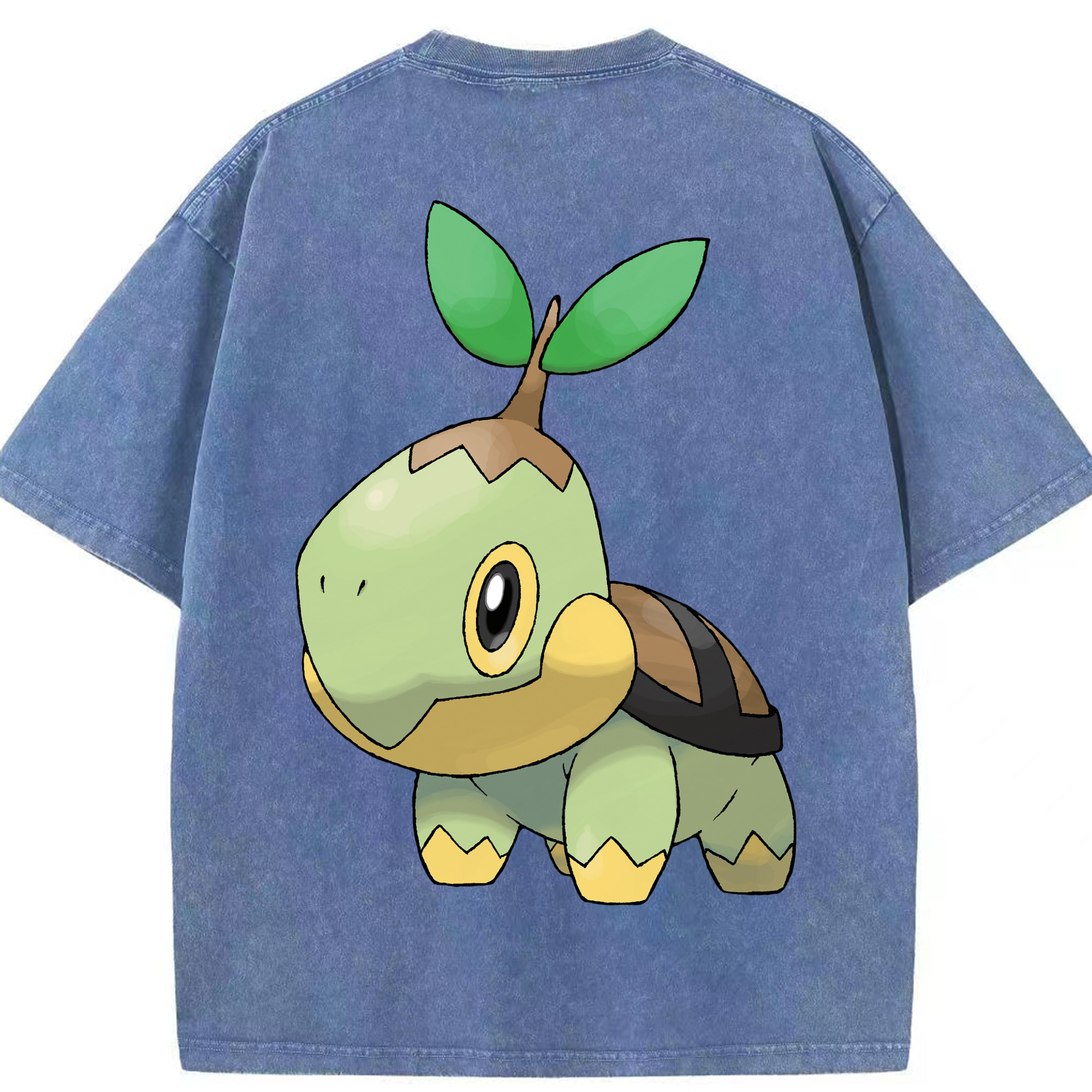 （画像用） ポケットモンスター Pokémon 綿100% ヴィンテージ風 半袖Tシャツ（背面プリント）
