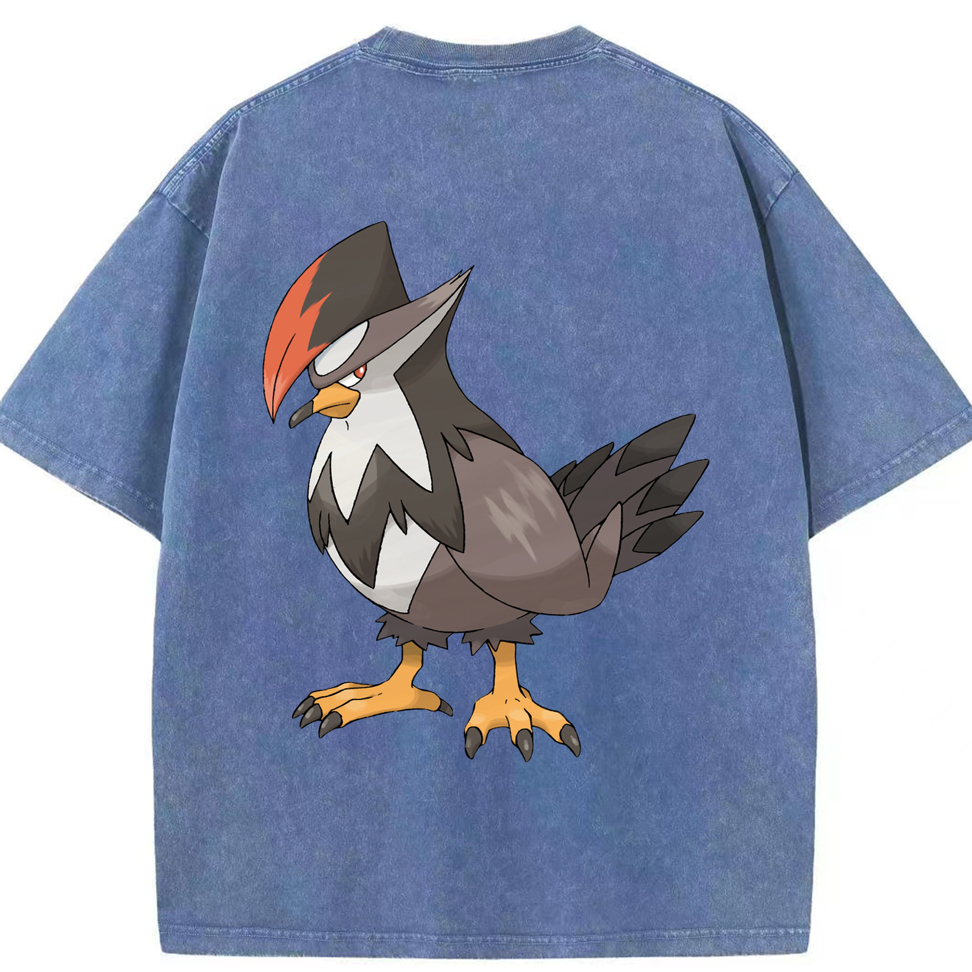 （画像用） ポケットモンスター Pokémon 綿100% ヴィンテージ風 半袖Tシャツ（背面プリント）