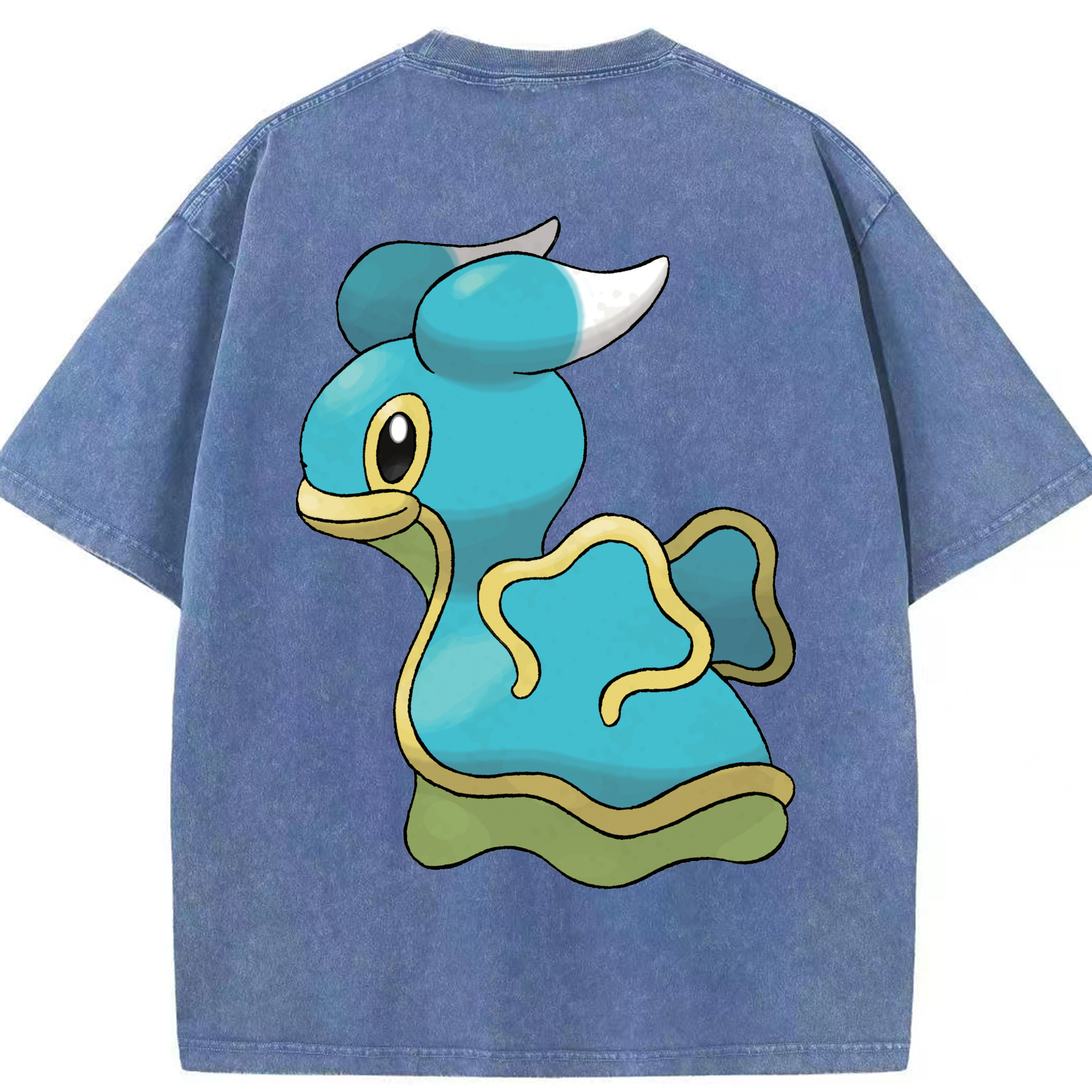 （画像用） ポケットモンスター Pokémon 綿100% ヴィンテージ風 半袖Tシャツ（背面プリント）