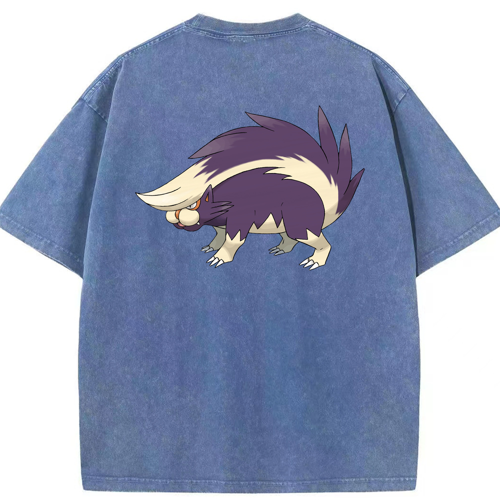 （画像用） ポケットモンスター Pokémon 綿100% ヴィンテージ風 半袖Tシャツ（背面プリント）