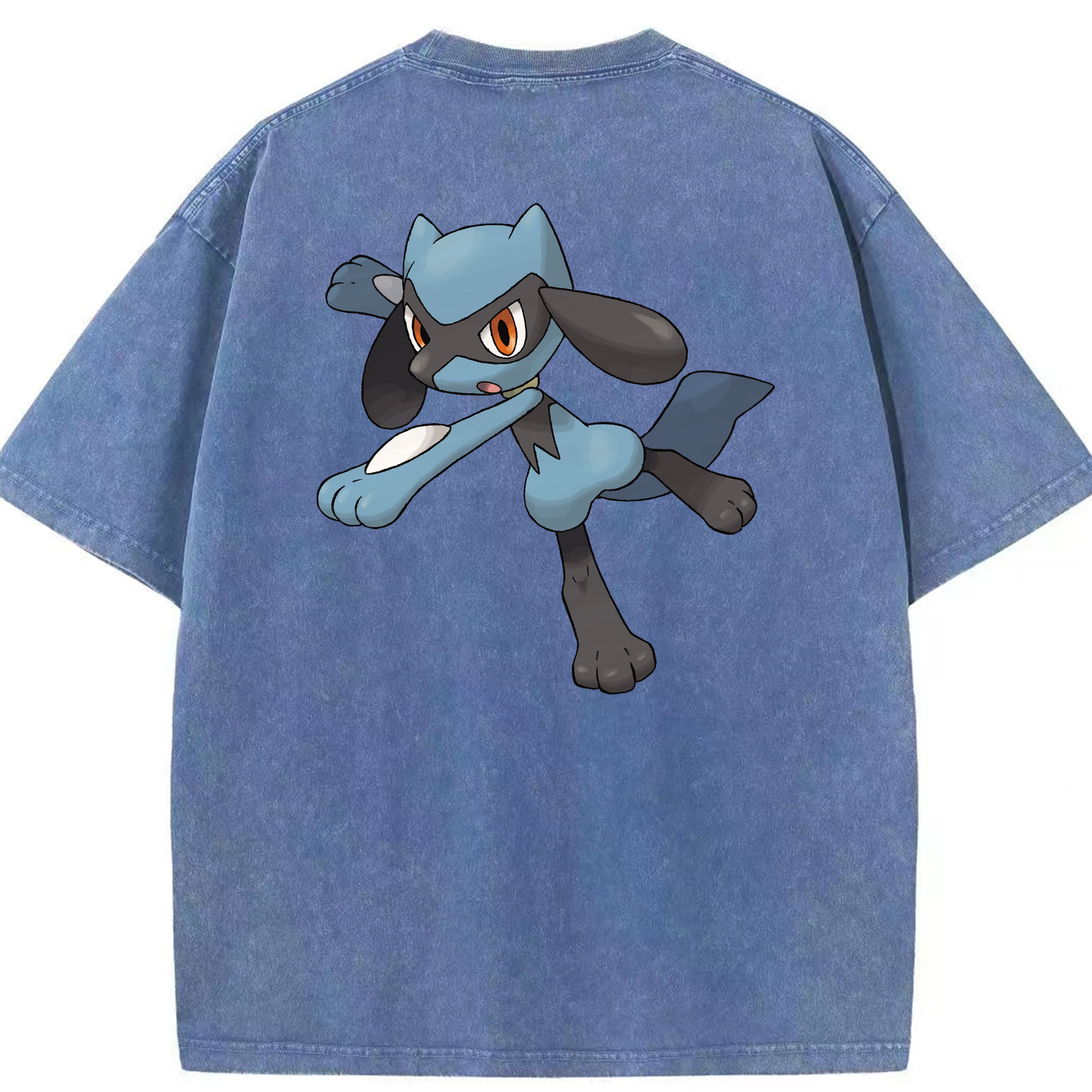 （画像用） ポケットモンスター Pokémon 綿100% ヴィンテージ風 半袖Tシャツ（背面プリント）