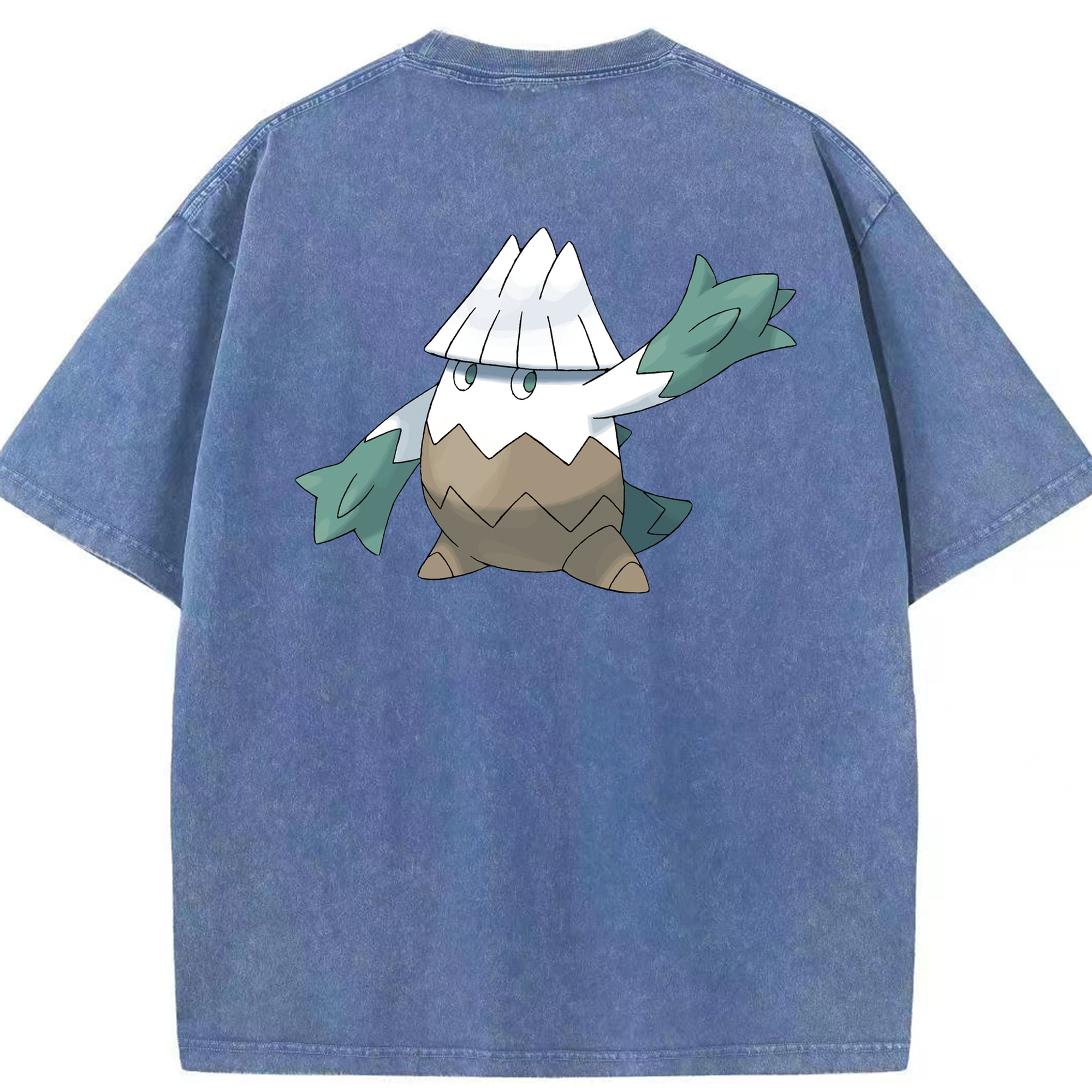 （画像用） ポケットモンスター Pokémon 綿100% ヴィンテージ風 半袖Tシャツ（背面プリント）