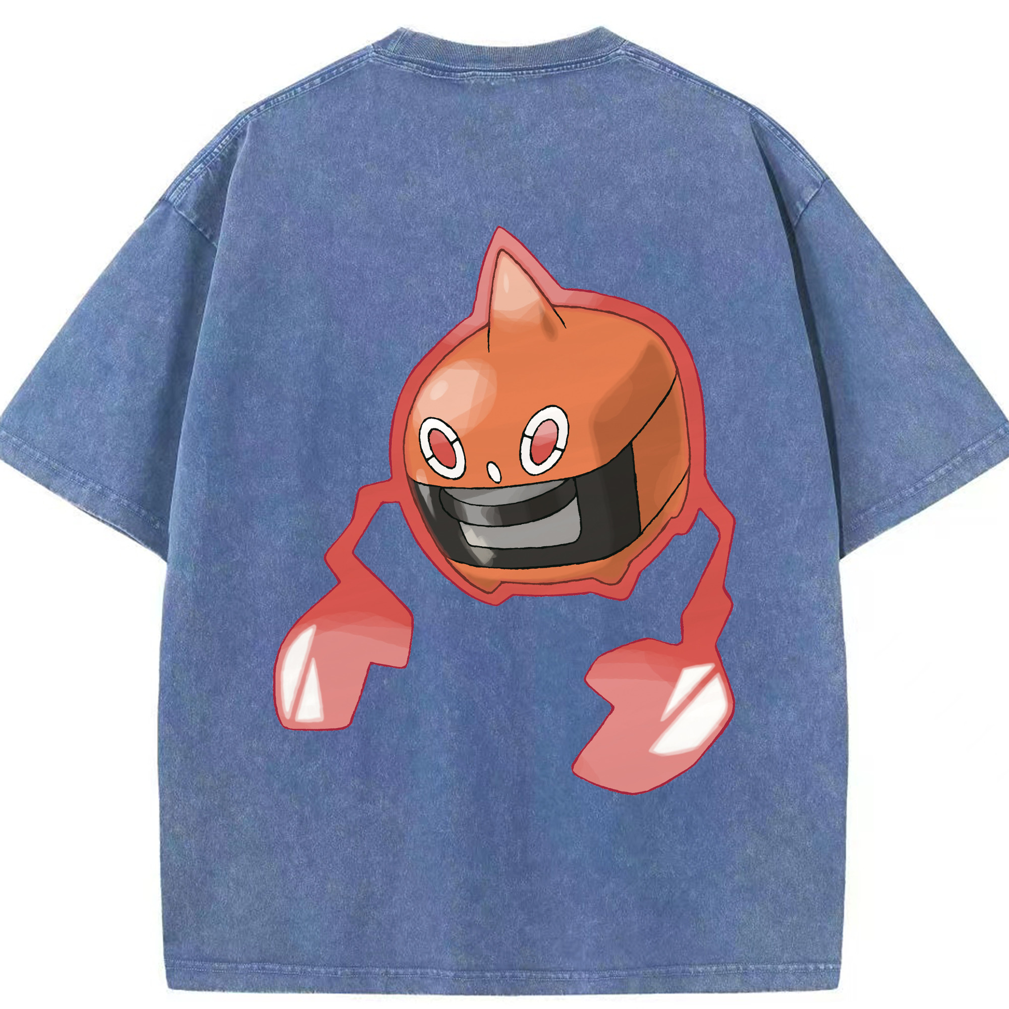 （画像用） ポケットモンスター Pokémon 綿100% ヴィンテージ風 半袖Tシャツ（背面プリント）