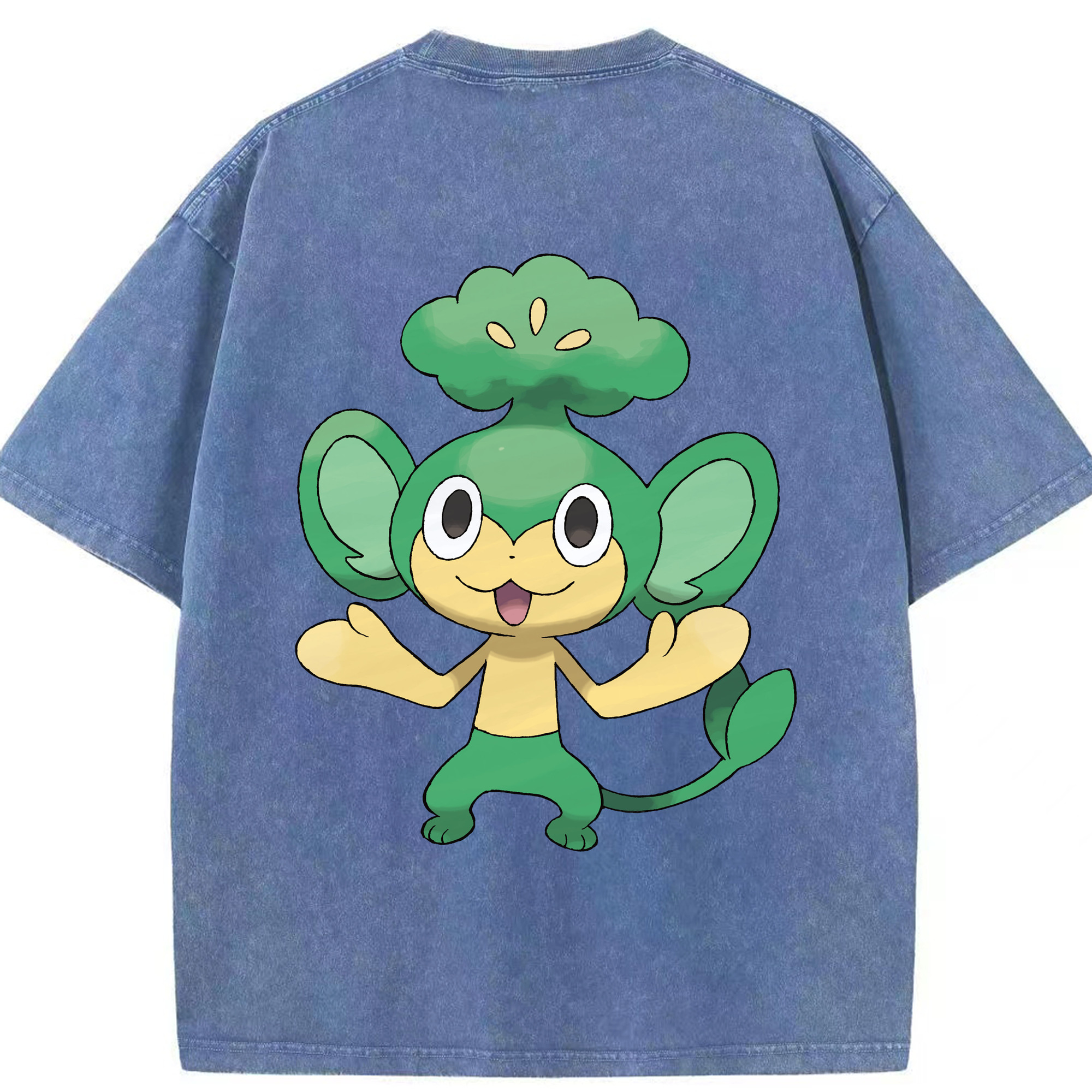 （画像用） ポケットモンスター Pokémon 綿100% ヴィンテージ風 半袖Tシャツ（背面プリント）
