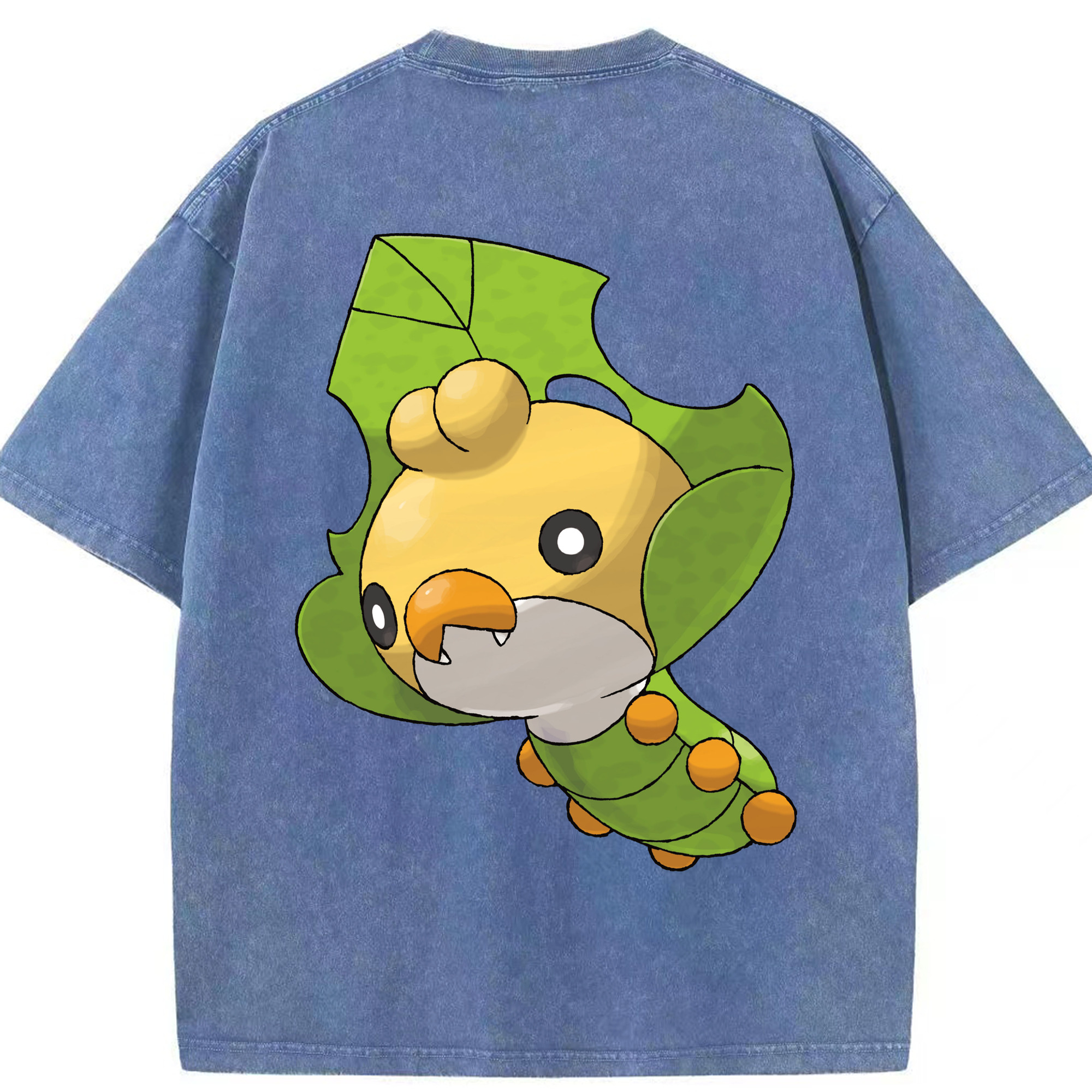 （画像用） ポケットモンスター Pokémon 綿100% ヴィンテージ風 半袖Tシャツ（背面プリント）