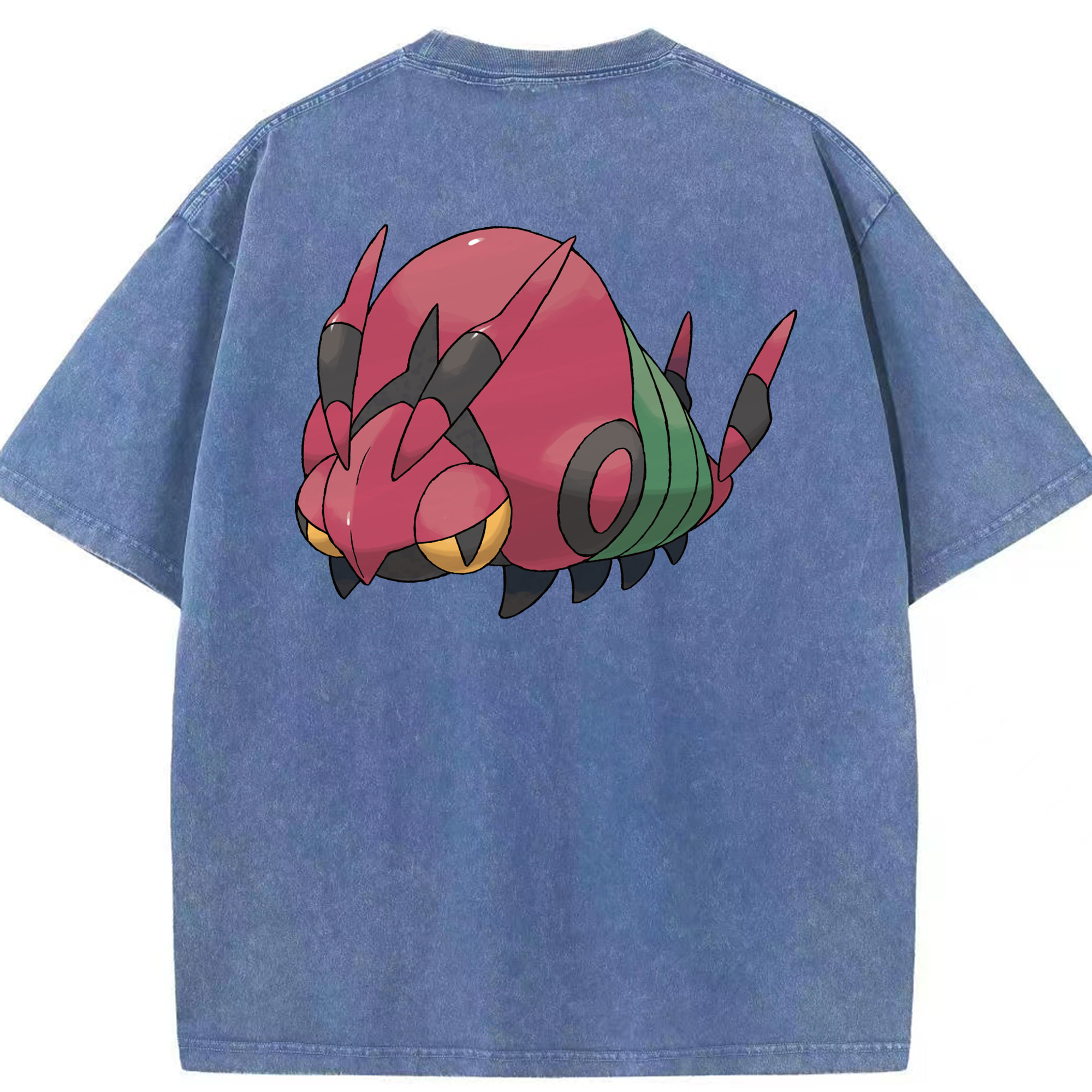 （画像用） ポケットモンスター Pokémon 綿100% ヴィンテージ風 半袖Tシャツ（背面プリント）