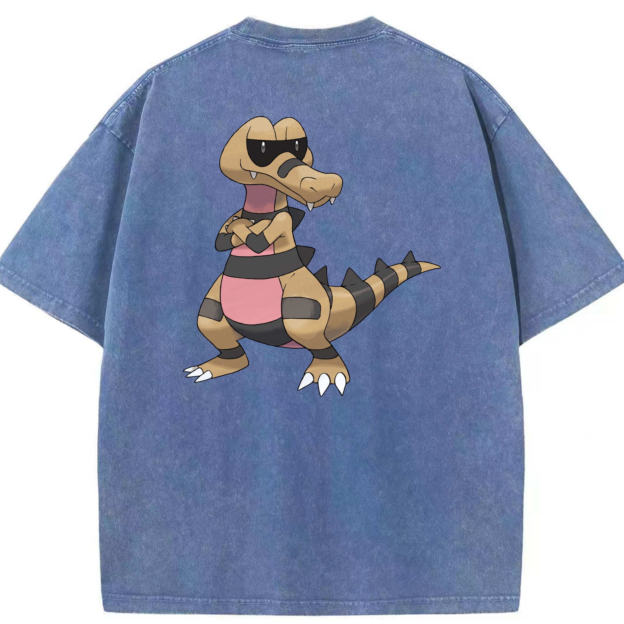 （画像用） ポケットモンスター Pokémon 綿100% ヴィンテージ風 半袖Tシャツ（背面プリント）